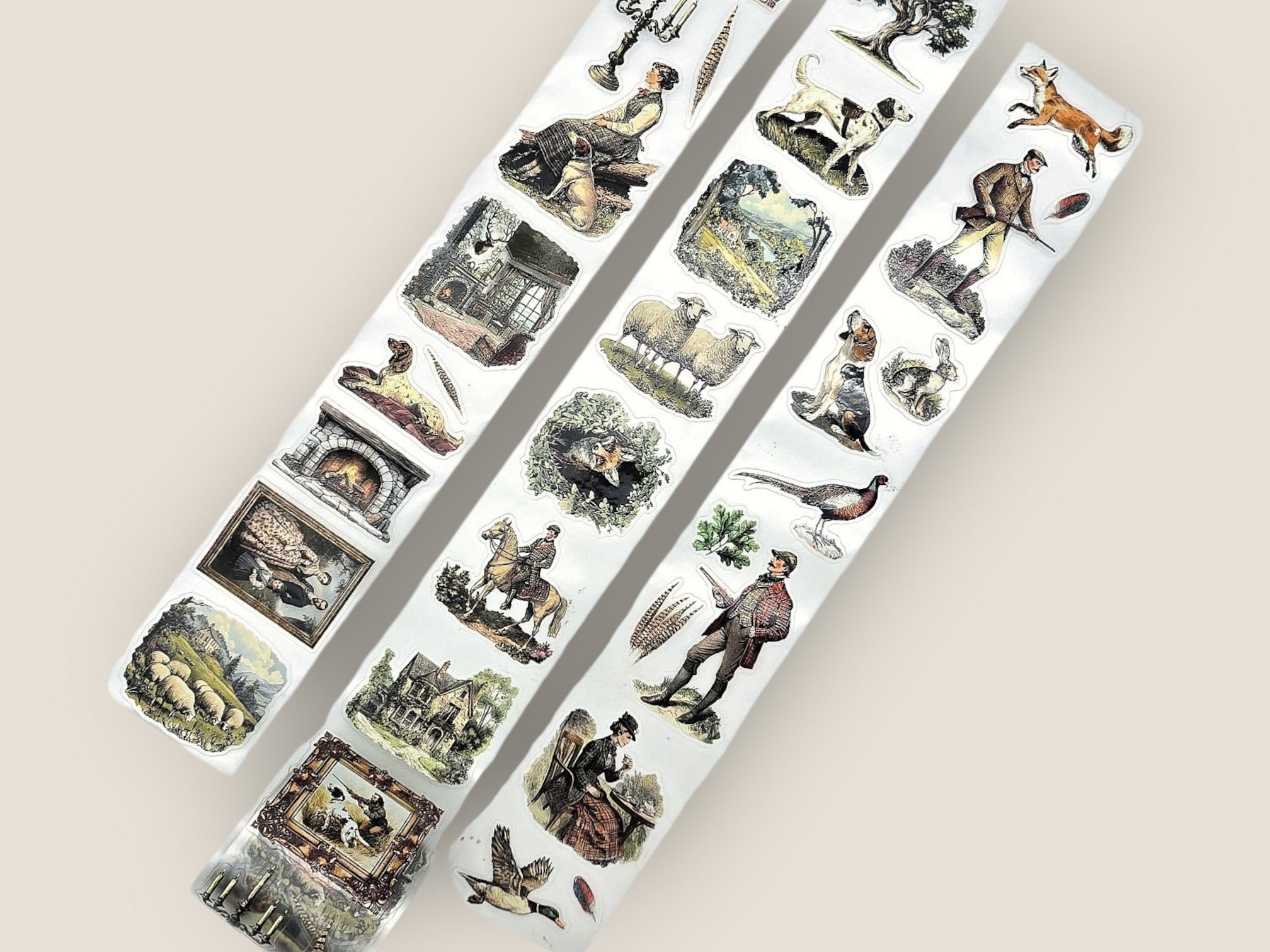 English Countryside Transparent Tape