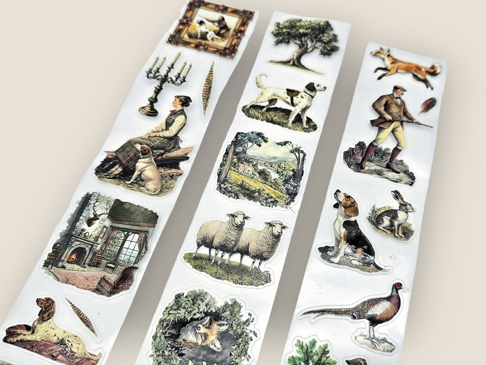 English Countryside Transparent Tape