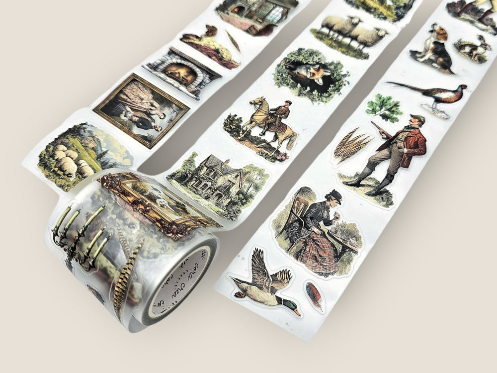 English Countryside Transparent Tape