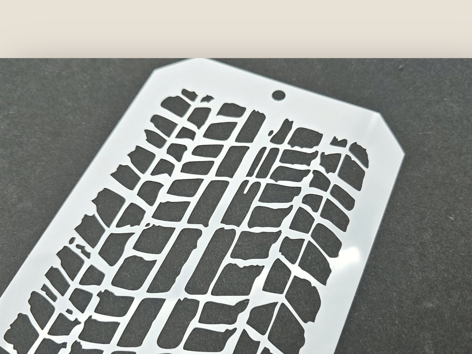 Tire Marks Stencil