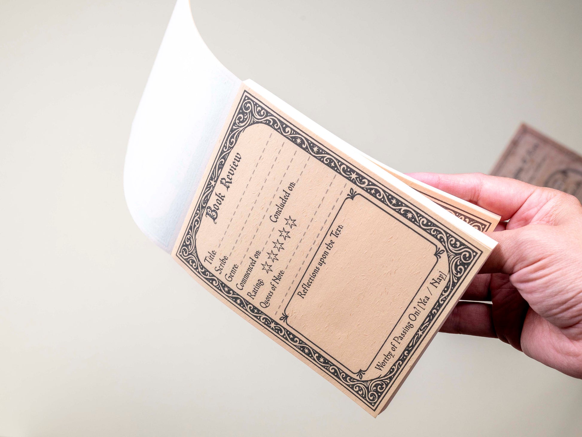 Book Review Notepad