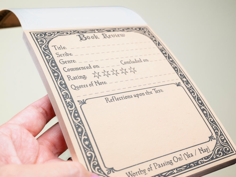 Book Review Notepad