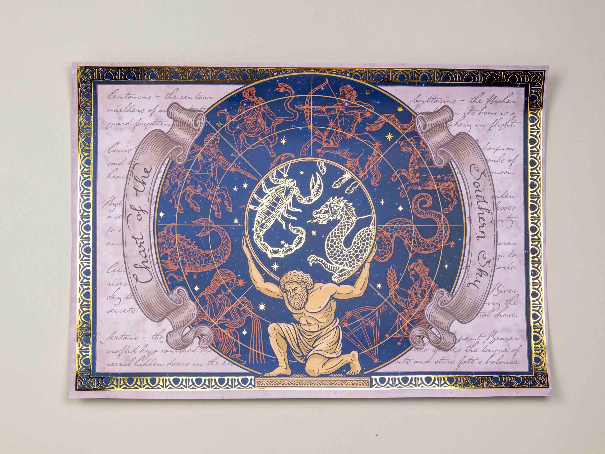Constellations Map Print