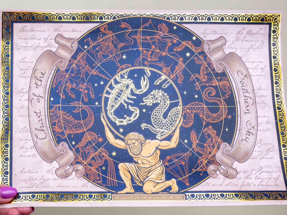 Constellations Map Print