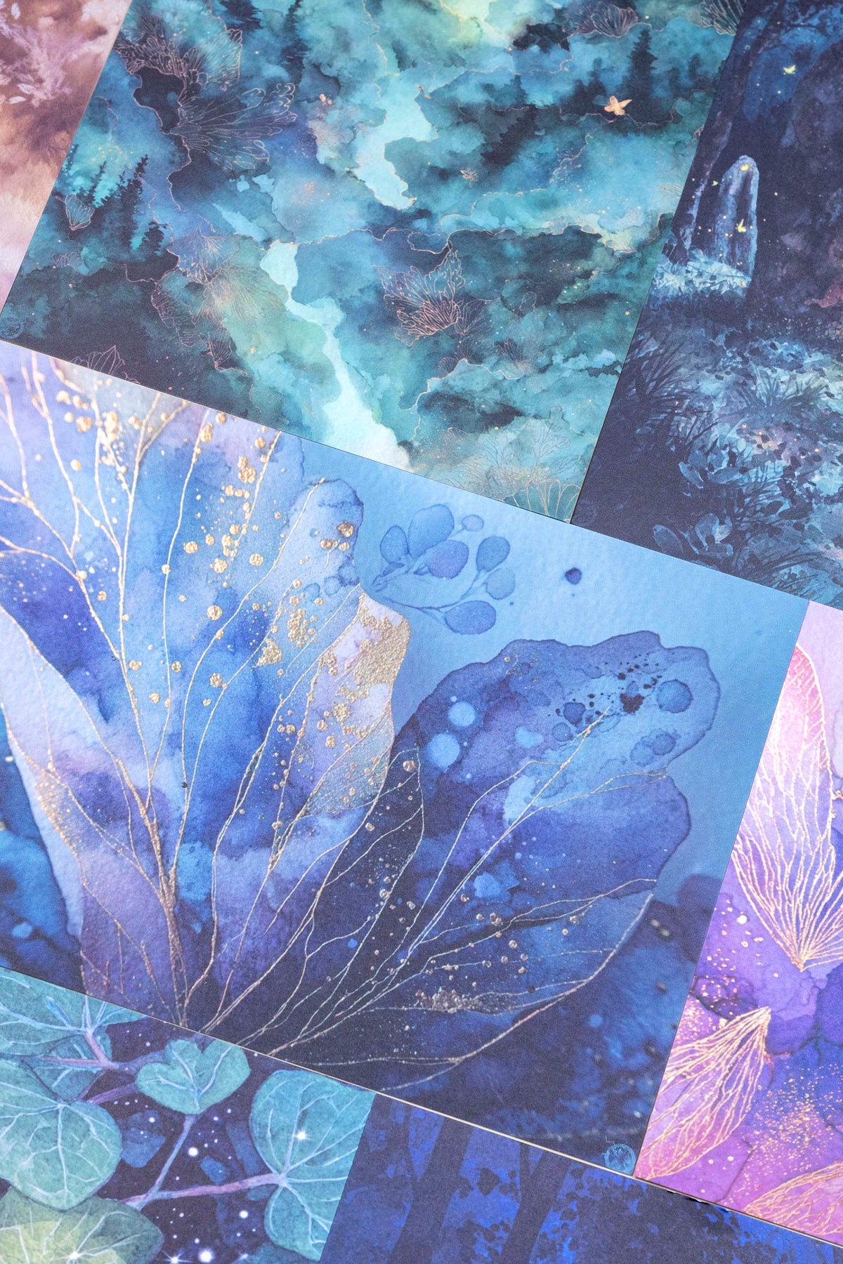 Enchanted Backgrounds Paper Set — Papers | CoraCreaCra