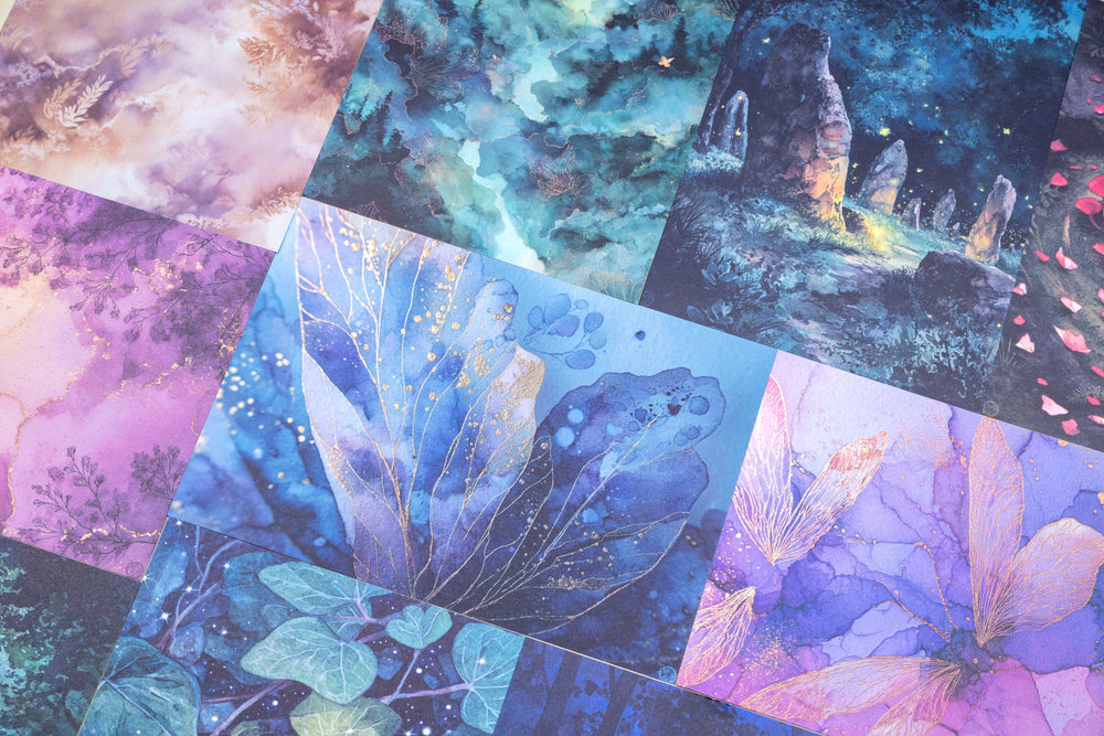Enchanted Backgrounds Paper Set