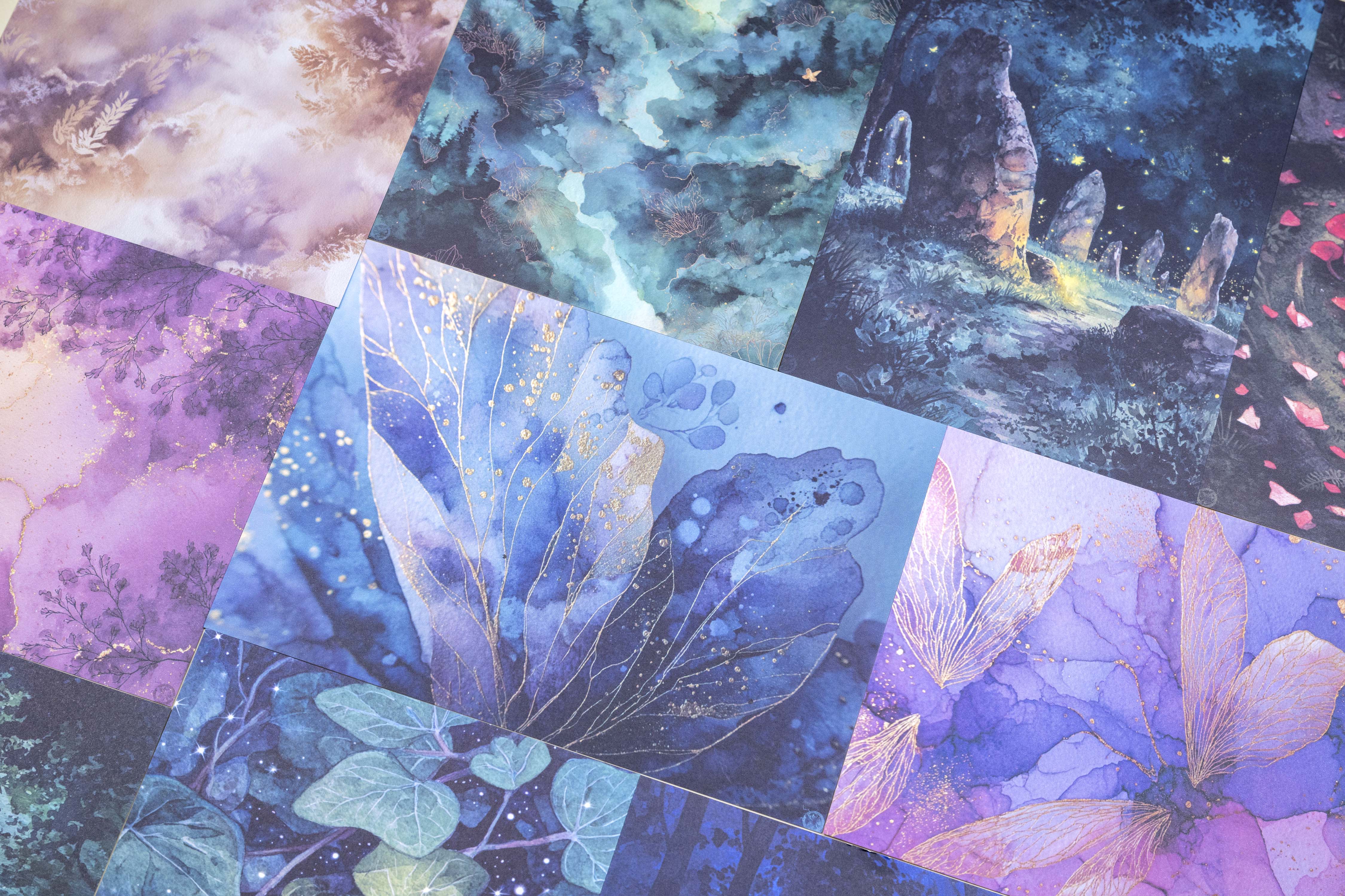 Enchanted Backgrounds Paper Set