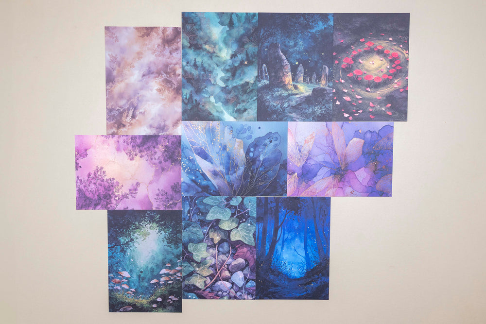 Enchanted Backgrounds Paper Set