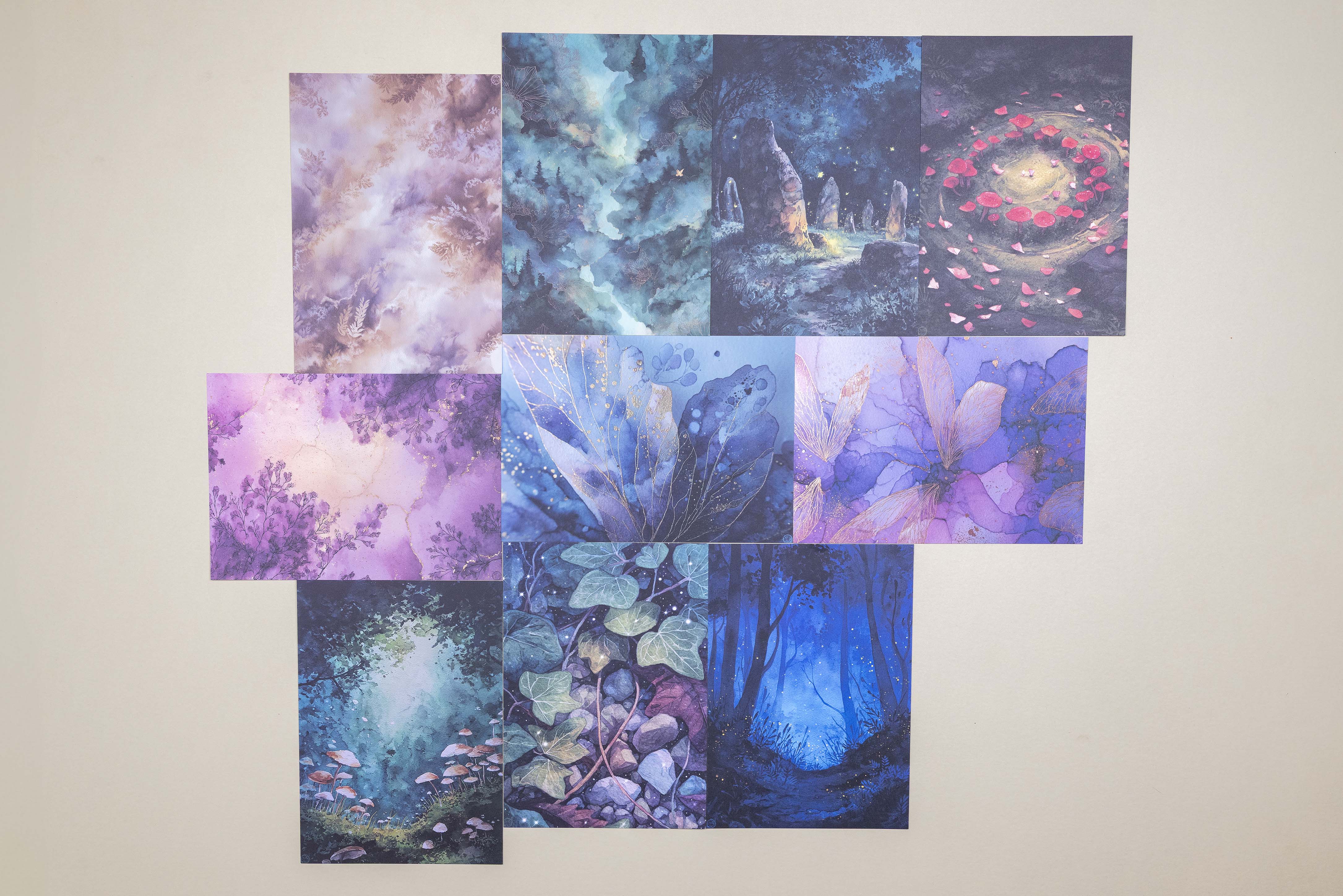 Enchanted Backgrounds Paper Set