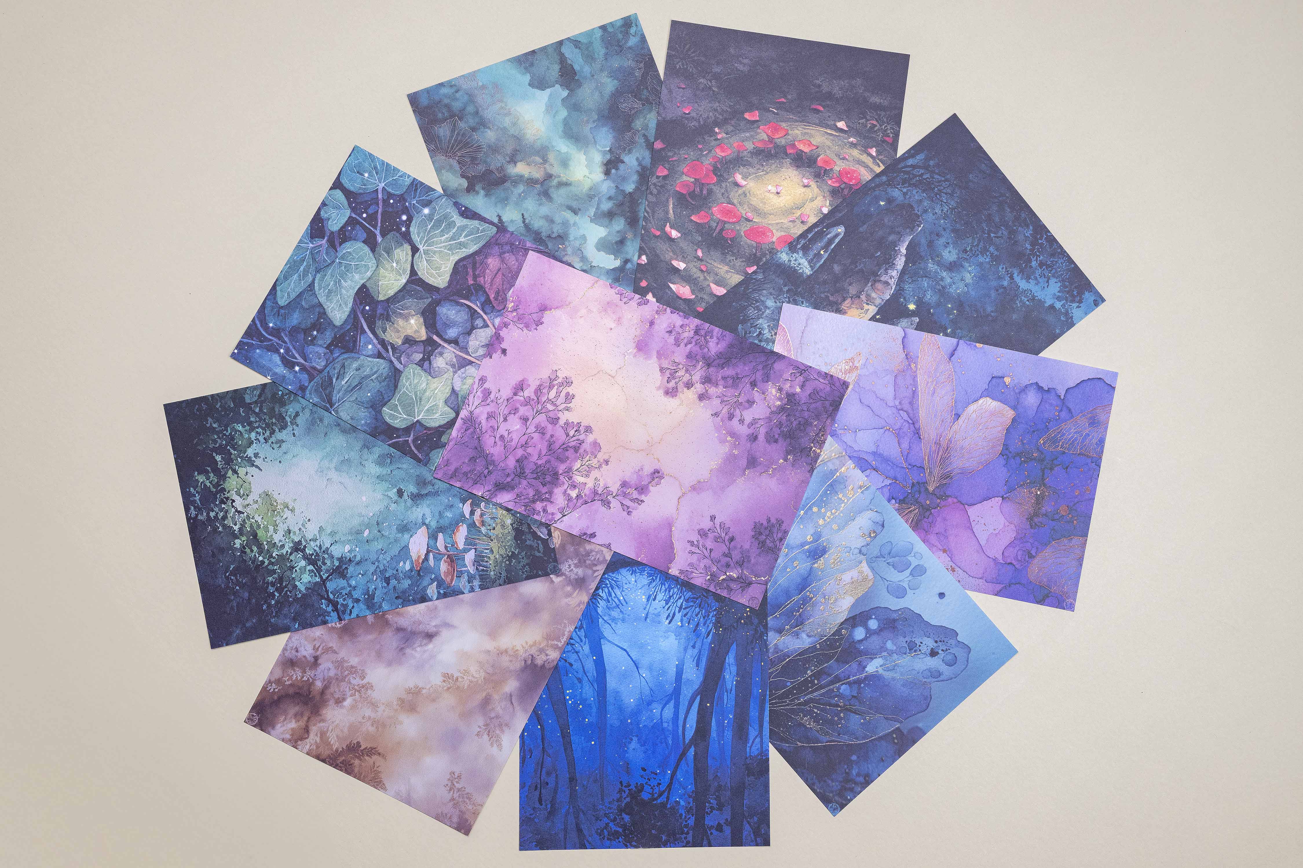 Enchanted Backgrounds Paper Set