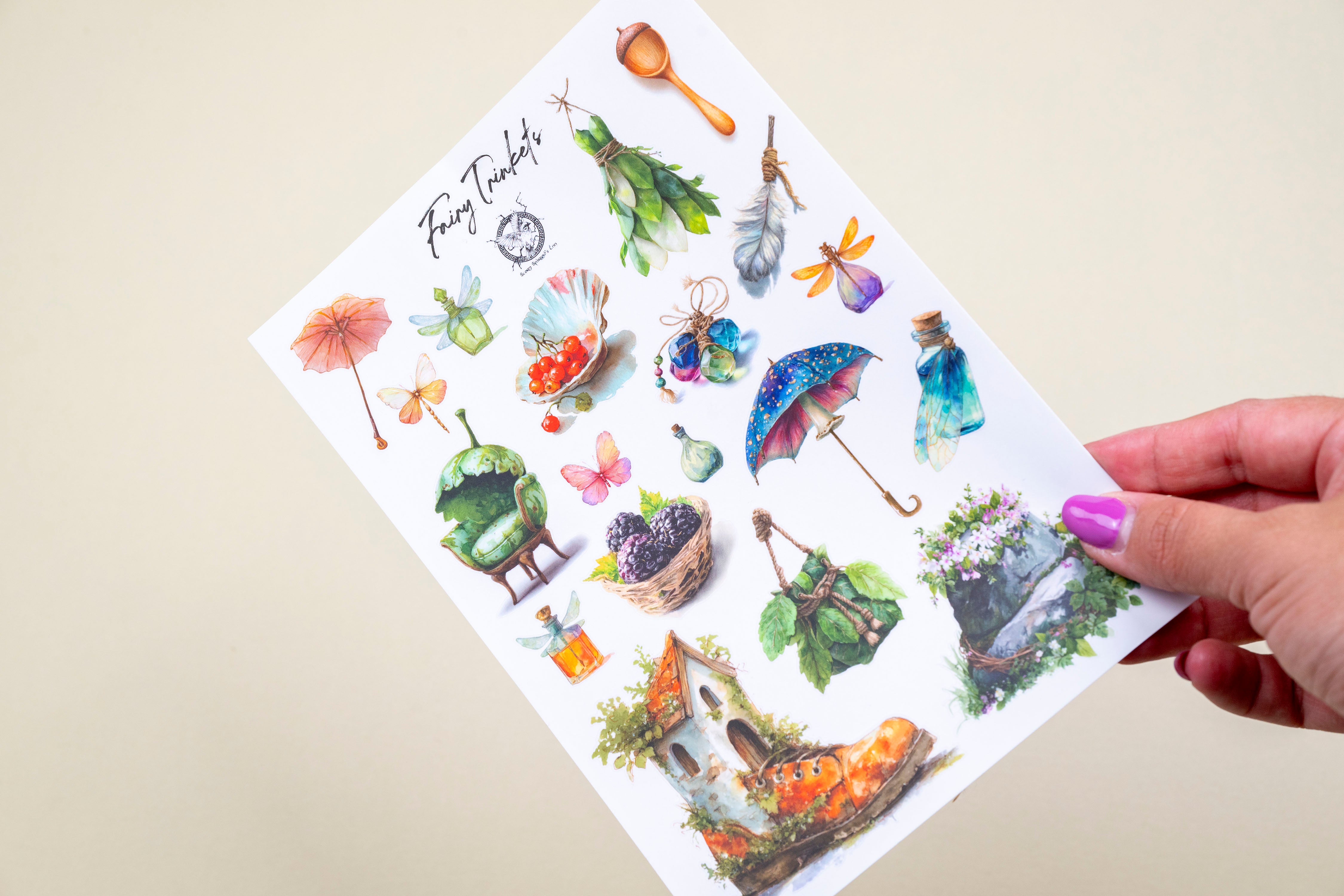 Fairy Tiny Trinkets Sticker Sheet