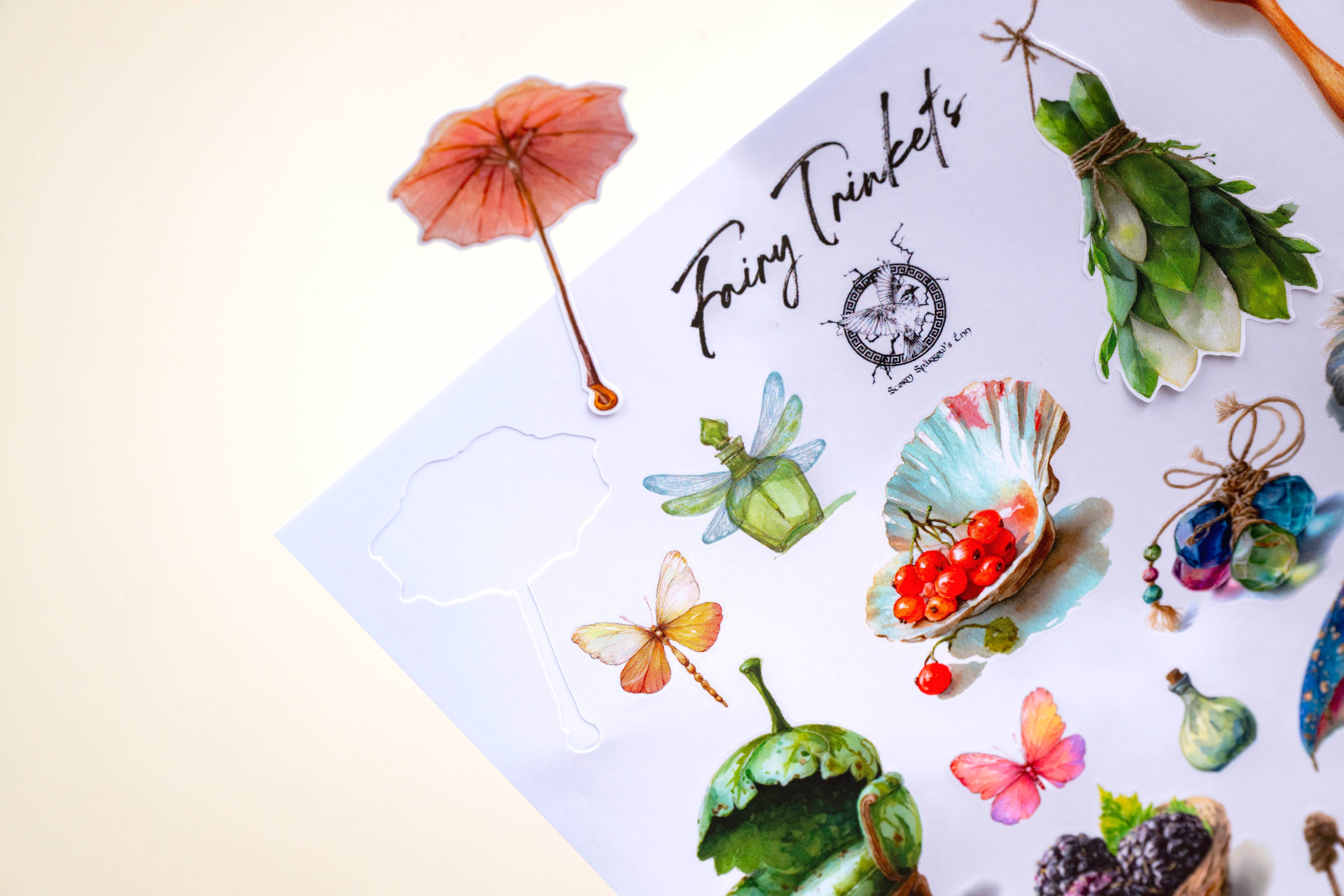 Fairy Tiny Trinkets Sticker Sheet