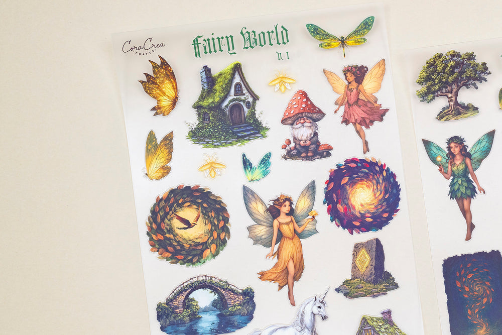 Fairy World Sticker Sheets