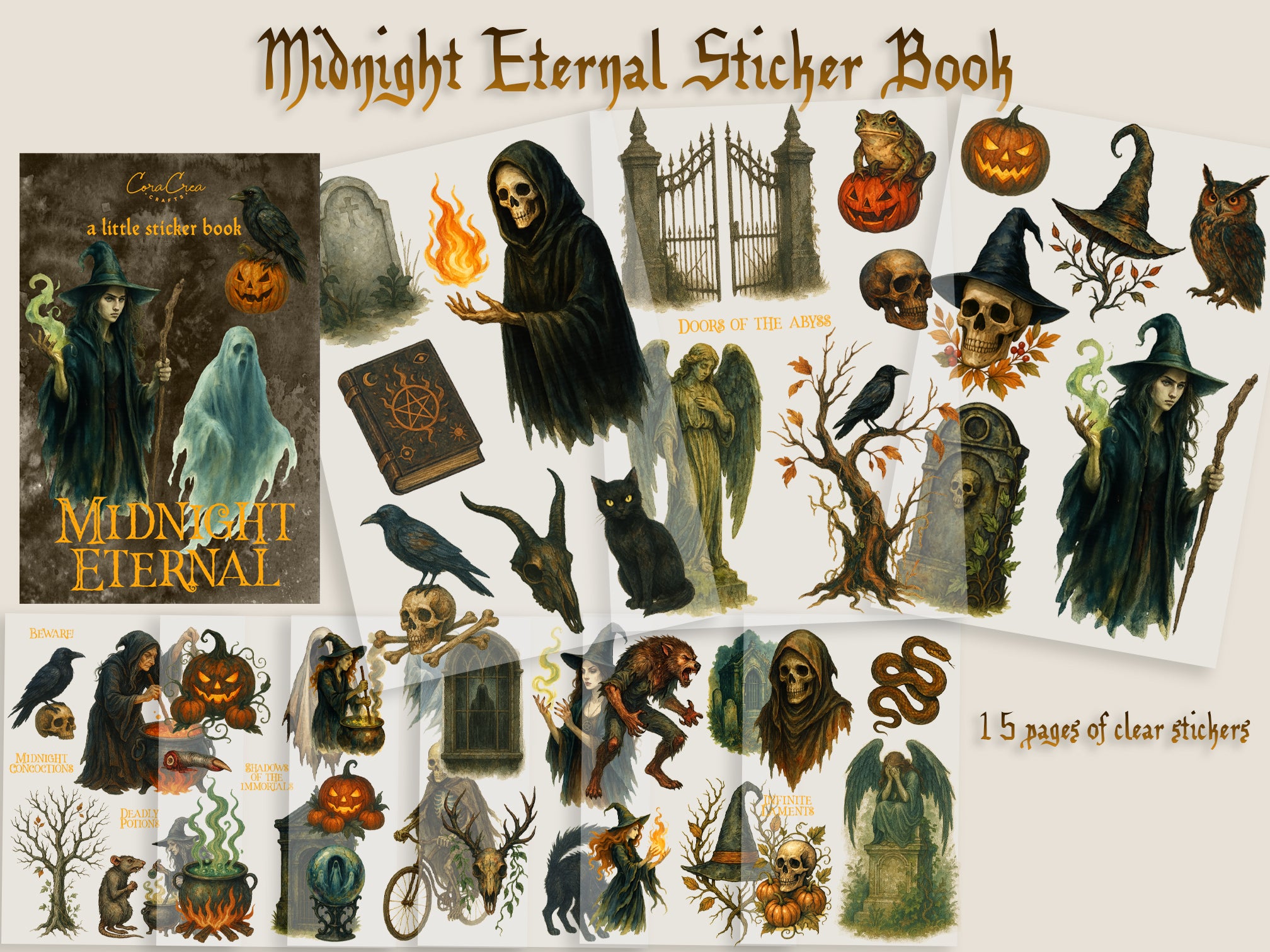 Midnight Eternal Sticker Book