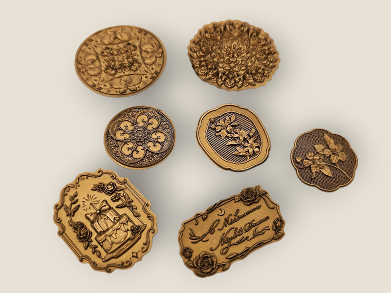 Vintage Faux-Wax Stickers