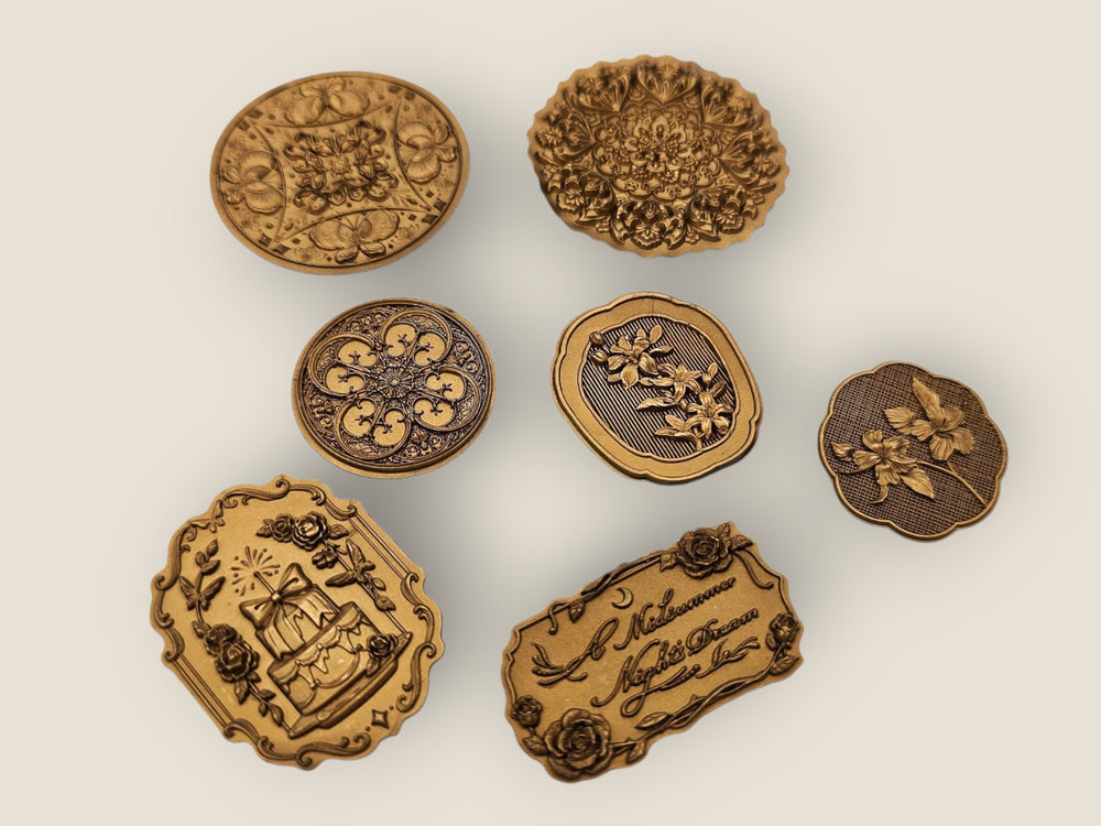 Vintage Faux-Wax Stickers