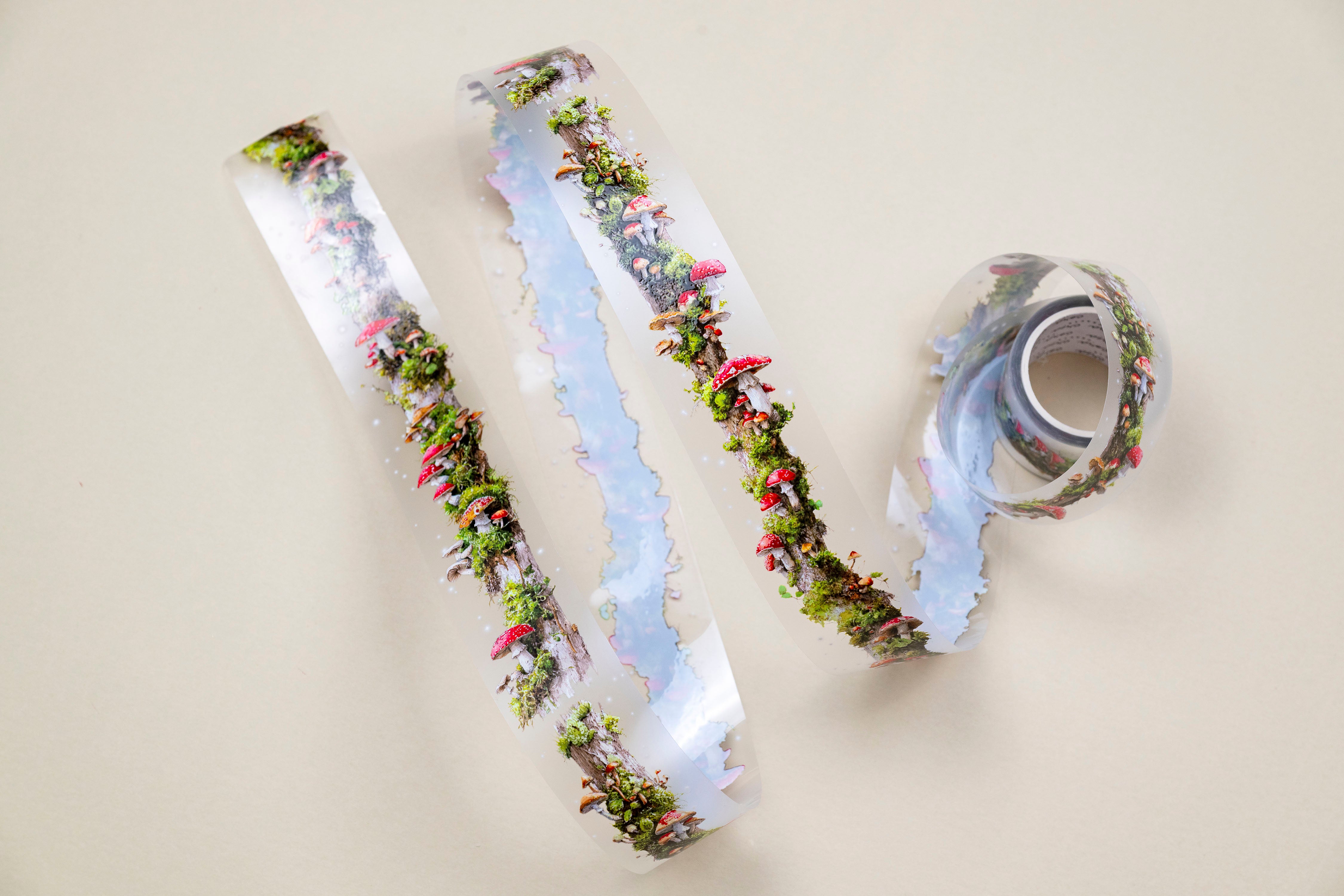 Woodland Fungi Transparent Tape