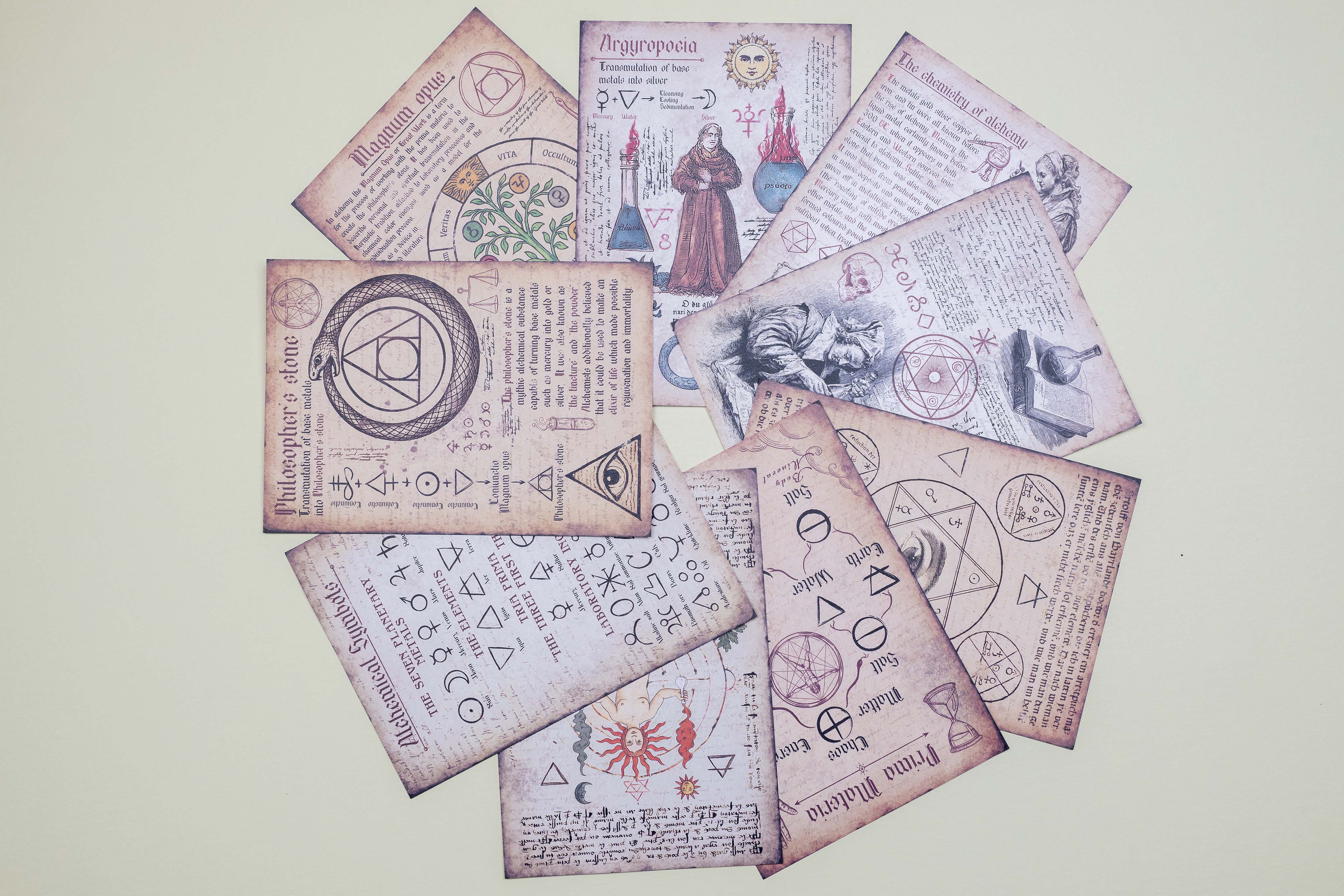 Alchemical Manuscripts Paper Set
