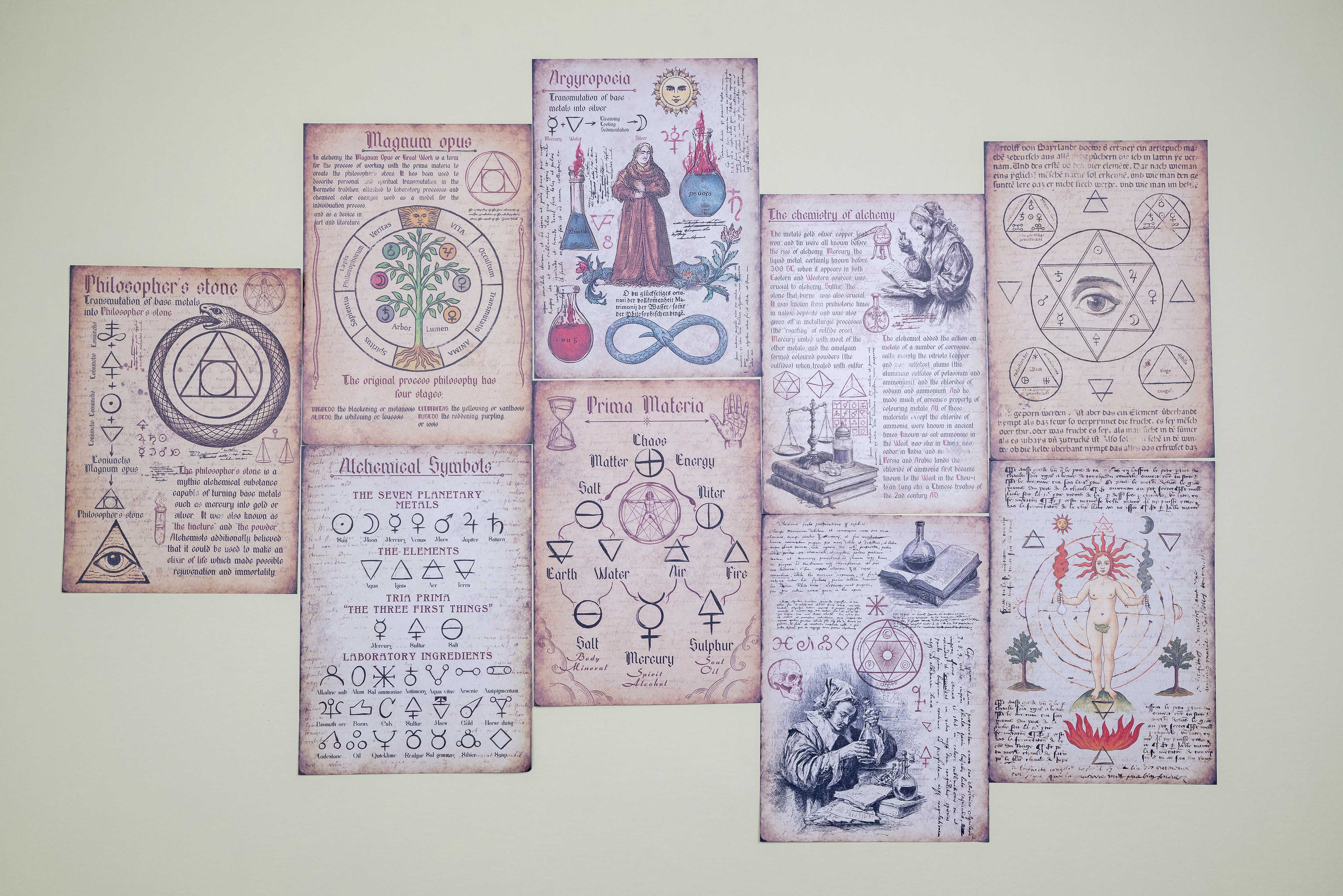Alchemical Manuscripts Paper Set