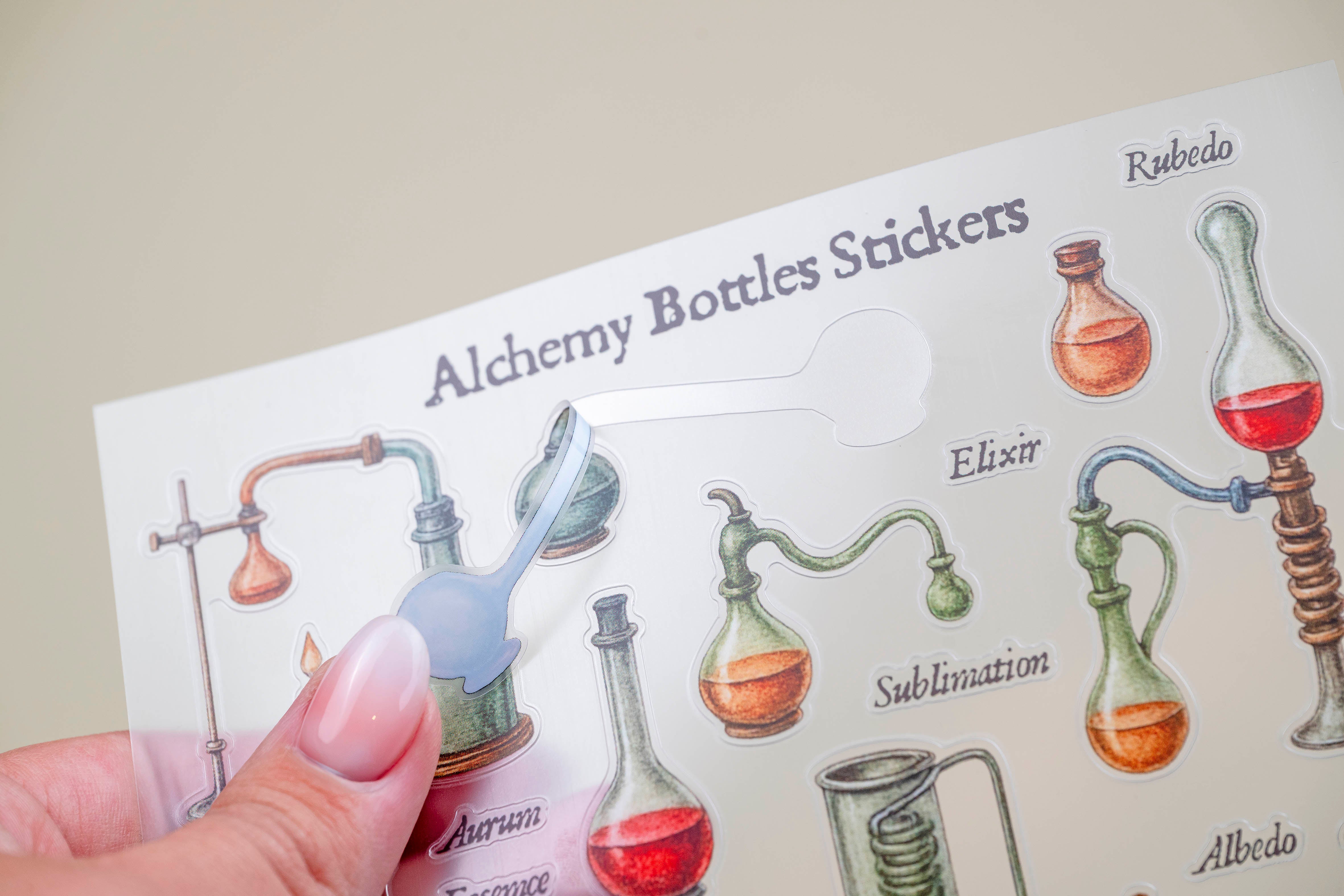 Alchemy Bottles Sticker Sheet
