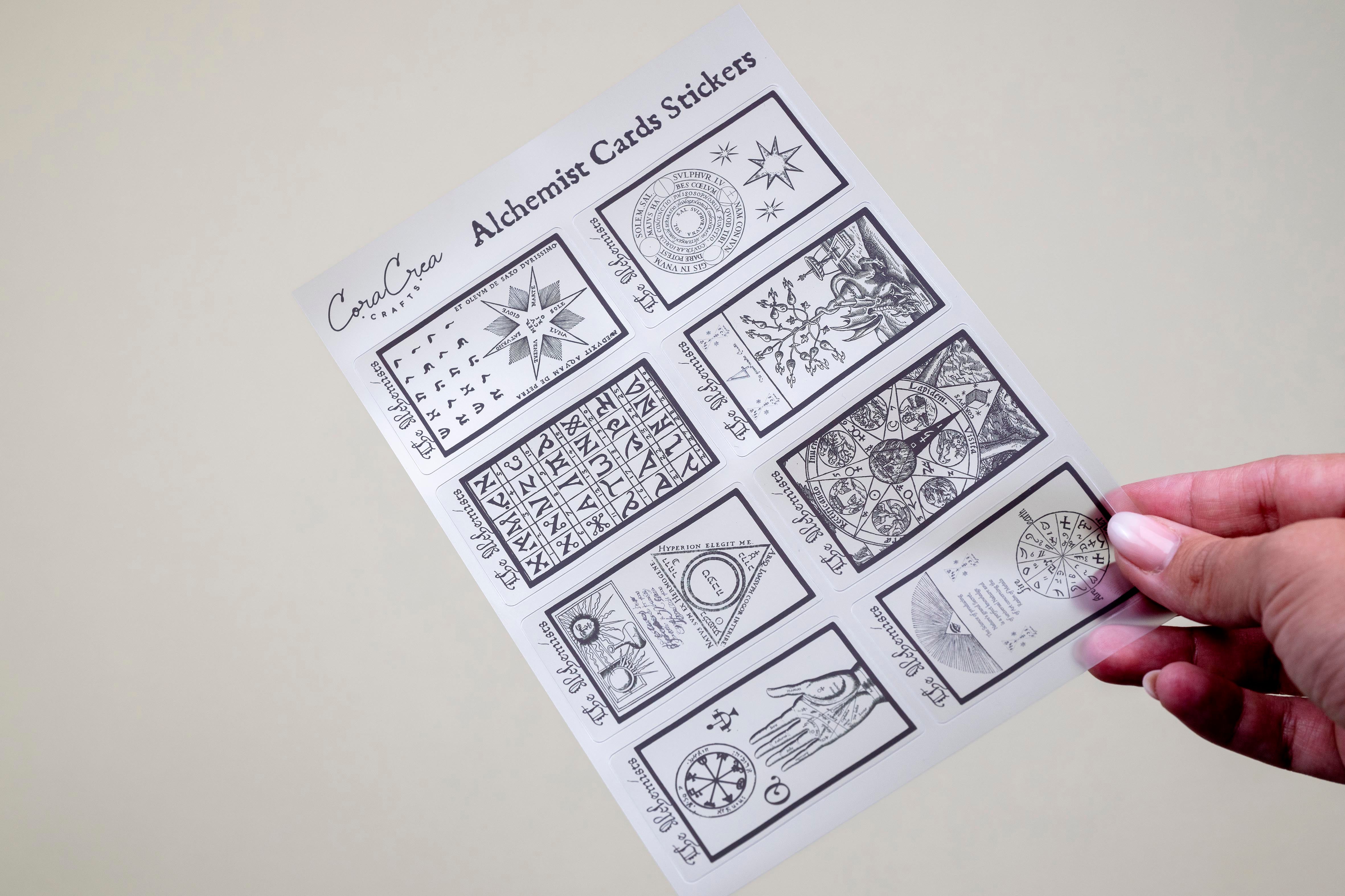 Alchemist Cards Sticker Sheet