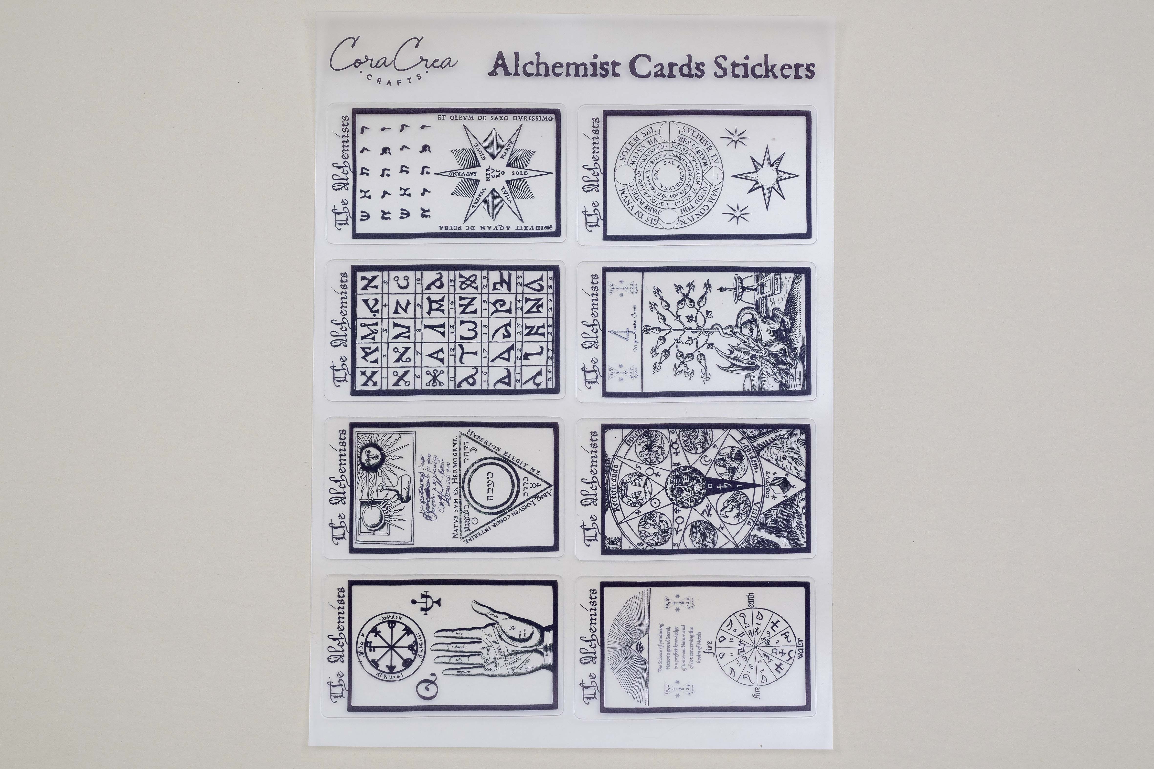 Alchemist Cards Sticker Sheet
