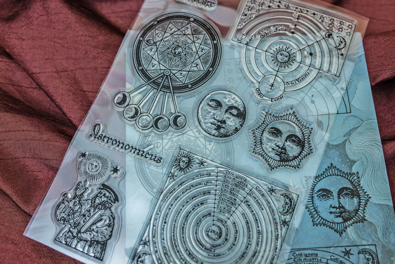 Astronomy Clear Stamps