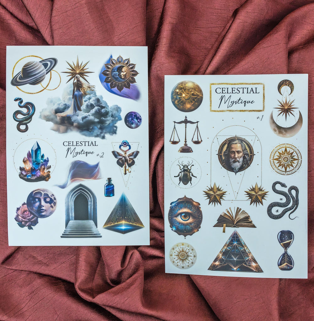 Celestial Mystique Sticker Sheets