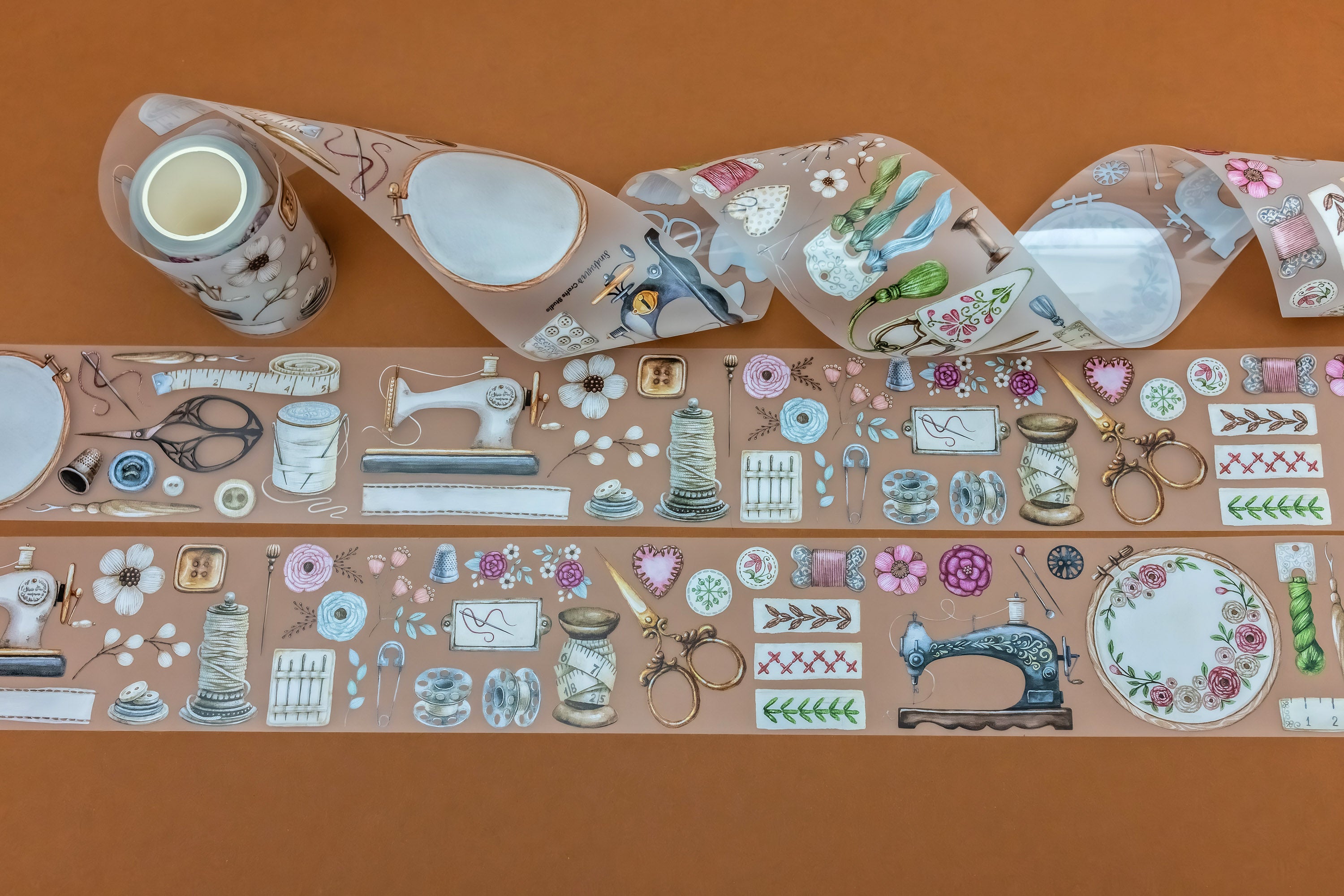 Pins and Patterns Transparent Tape