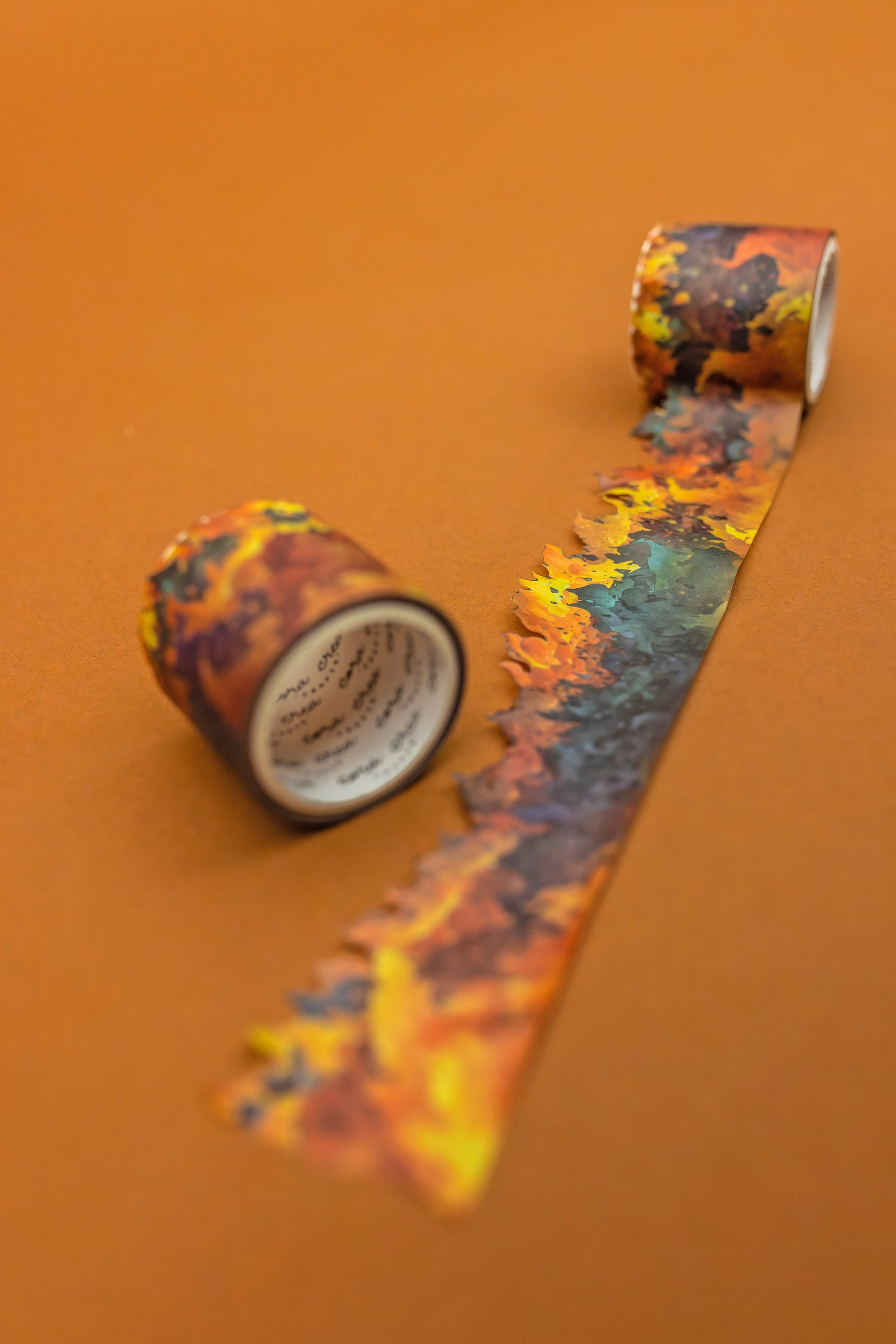 Flames Cutout Washi Tape