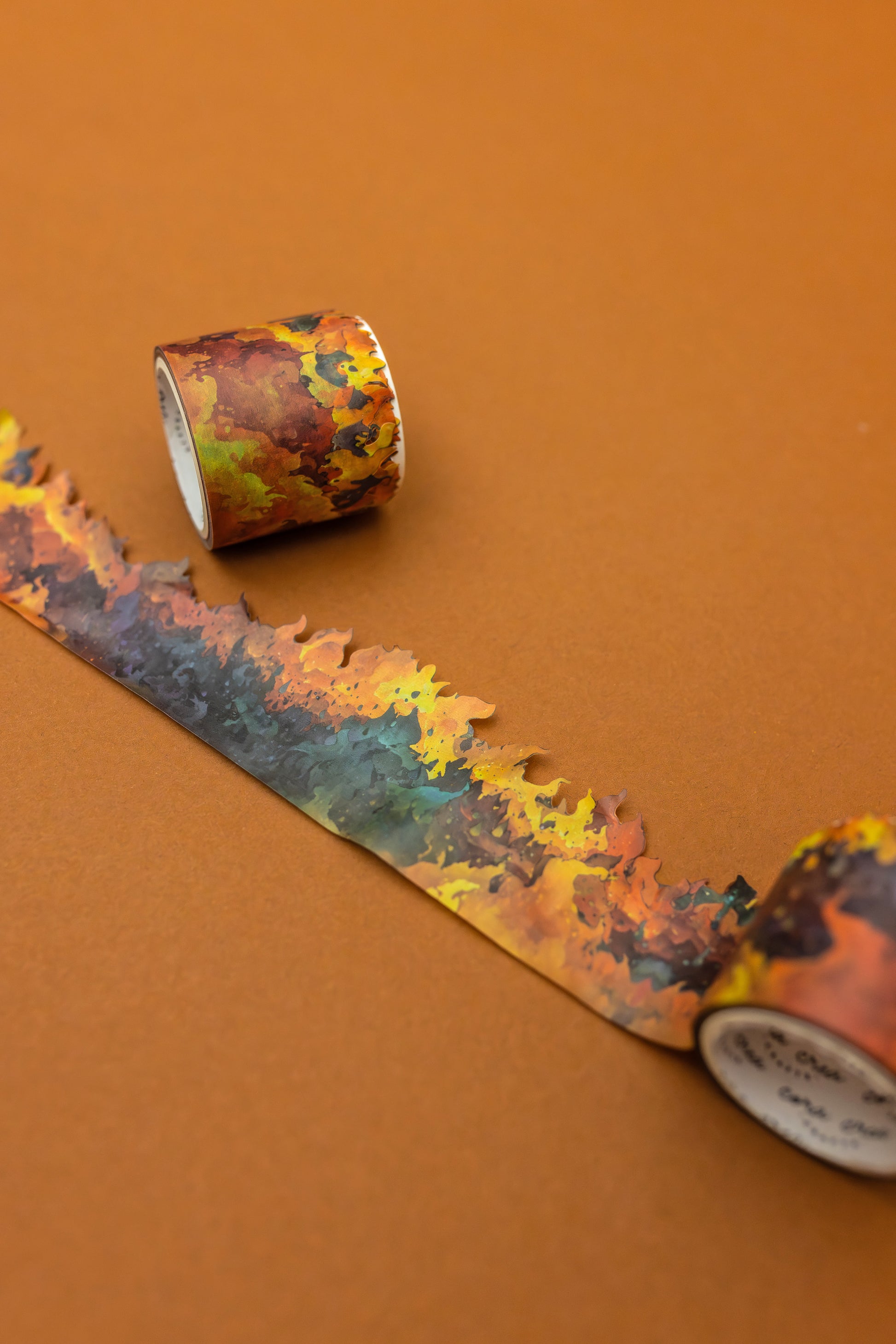 Flames Cutout Washi Tape