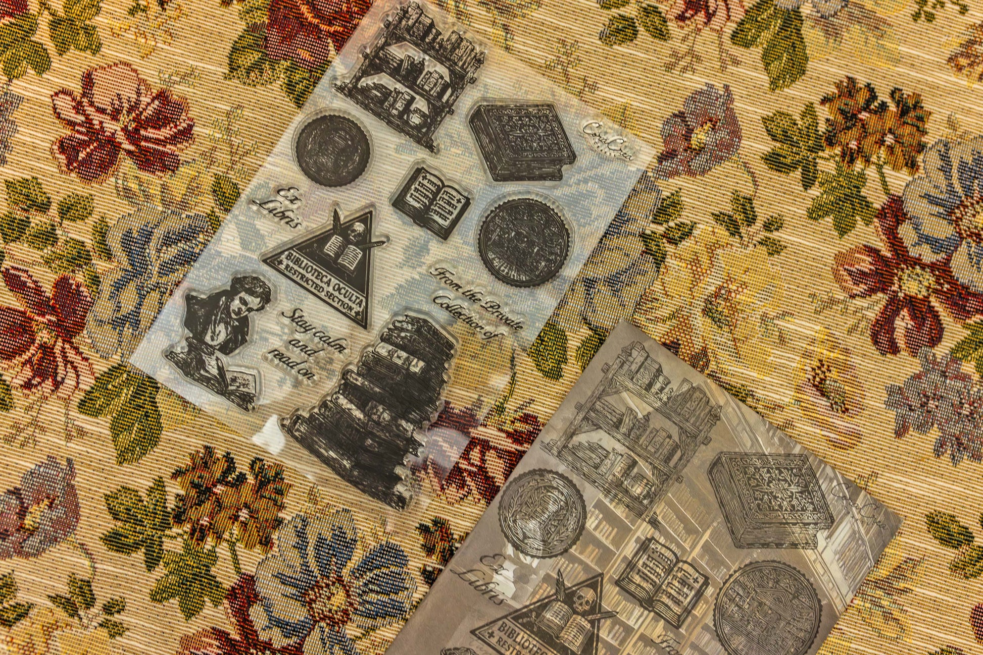 Library Clear Stamps