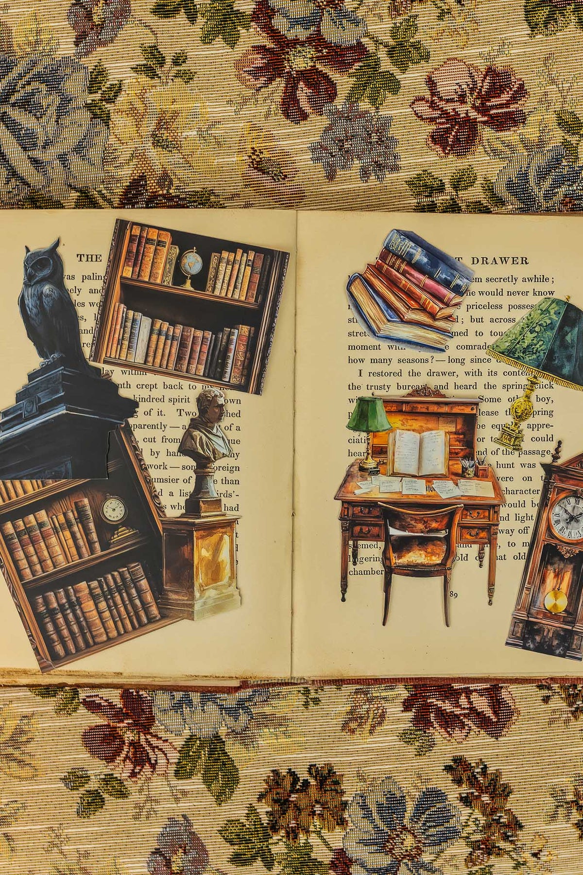 Library Theme Sticker Pack Libraries Sticker Pack — Ephemera Packs | CoraCreaCraf