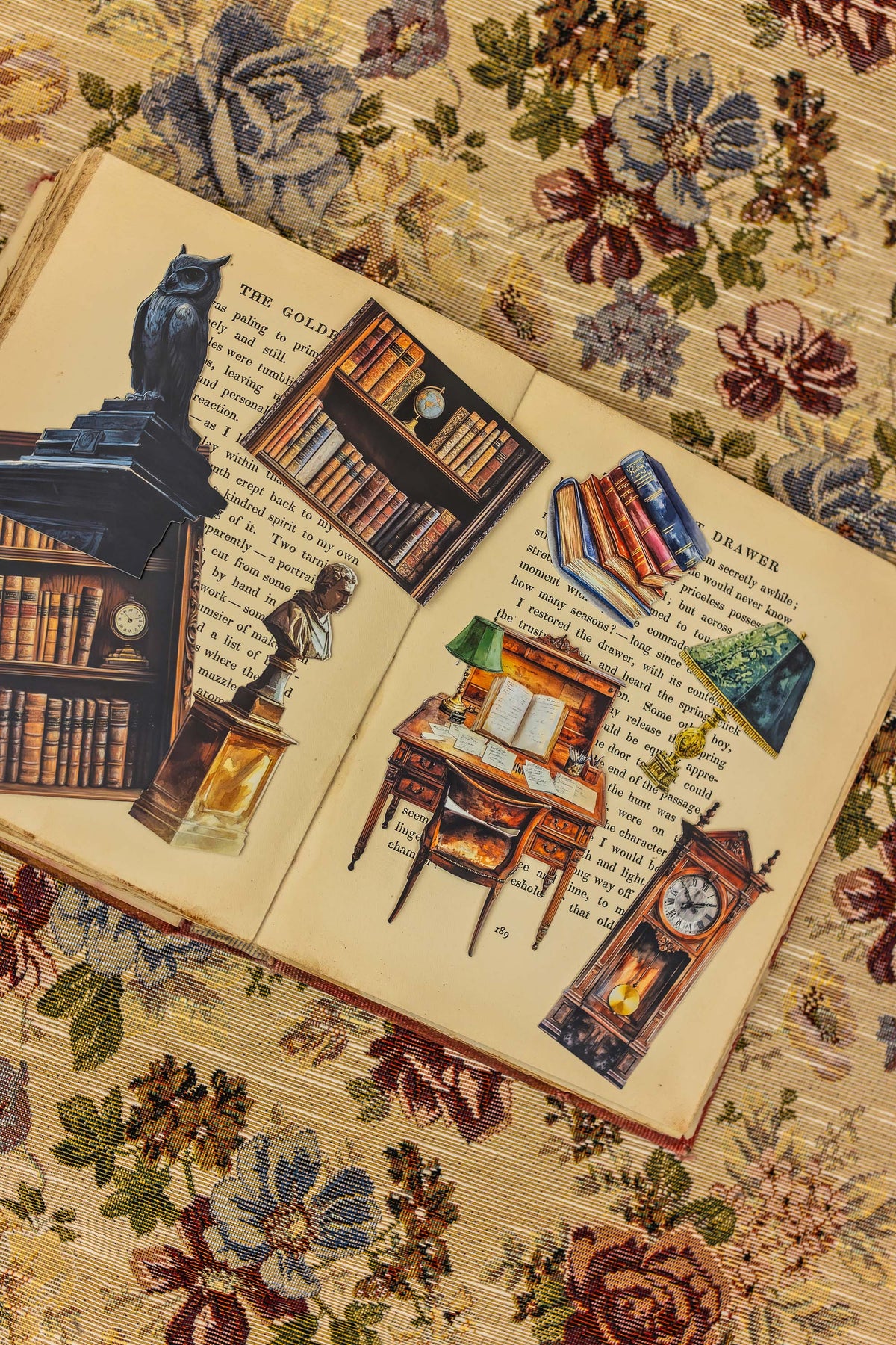 Library Theme Sticker Pack Libraries Sticker Pack — Ephemera Packs | CoraCreaCraf
