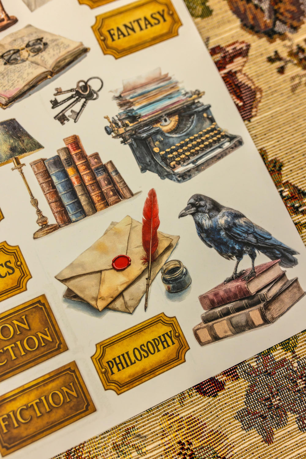 Library Sticker Sheet