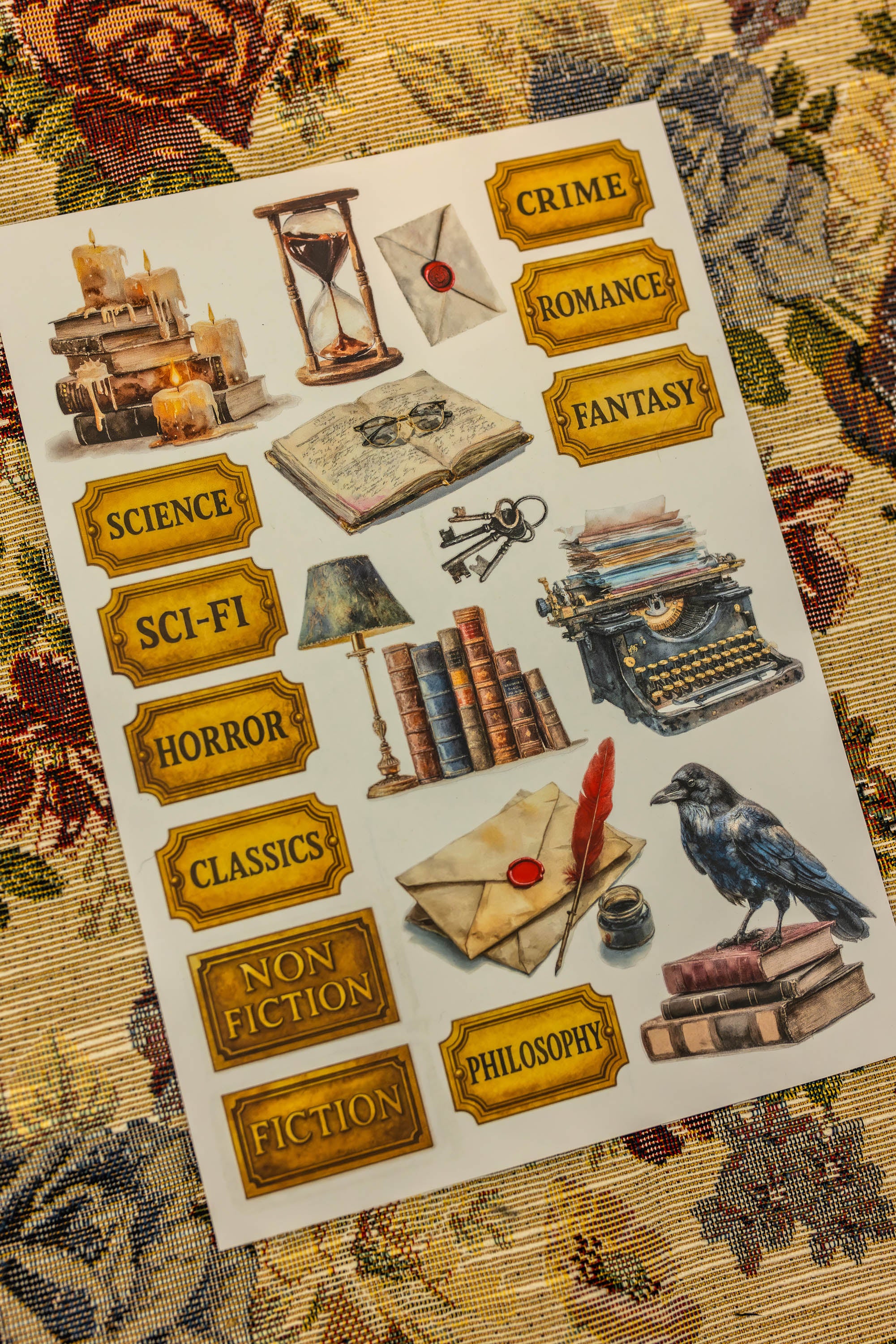 Library Sticker Sheet