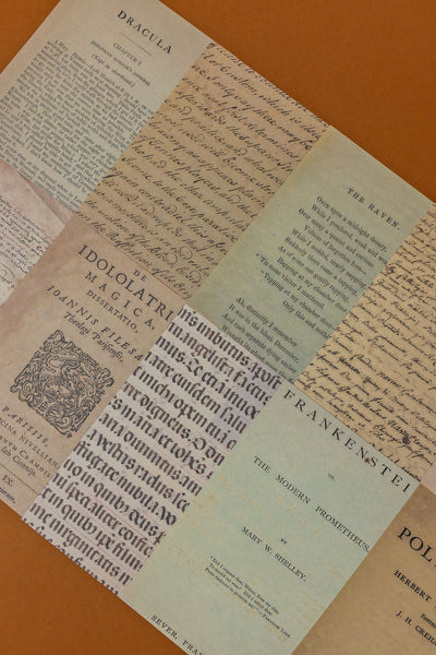 Book Pages Paper Set