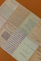 Book Pages Paper Set