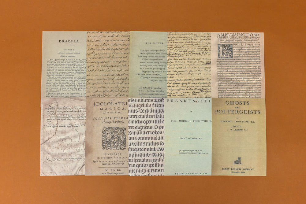 Book Pages Paper Set