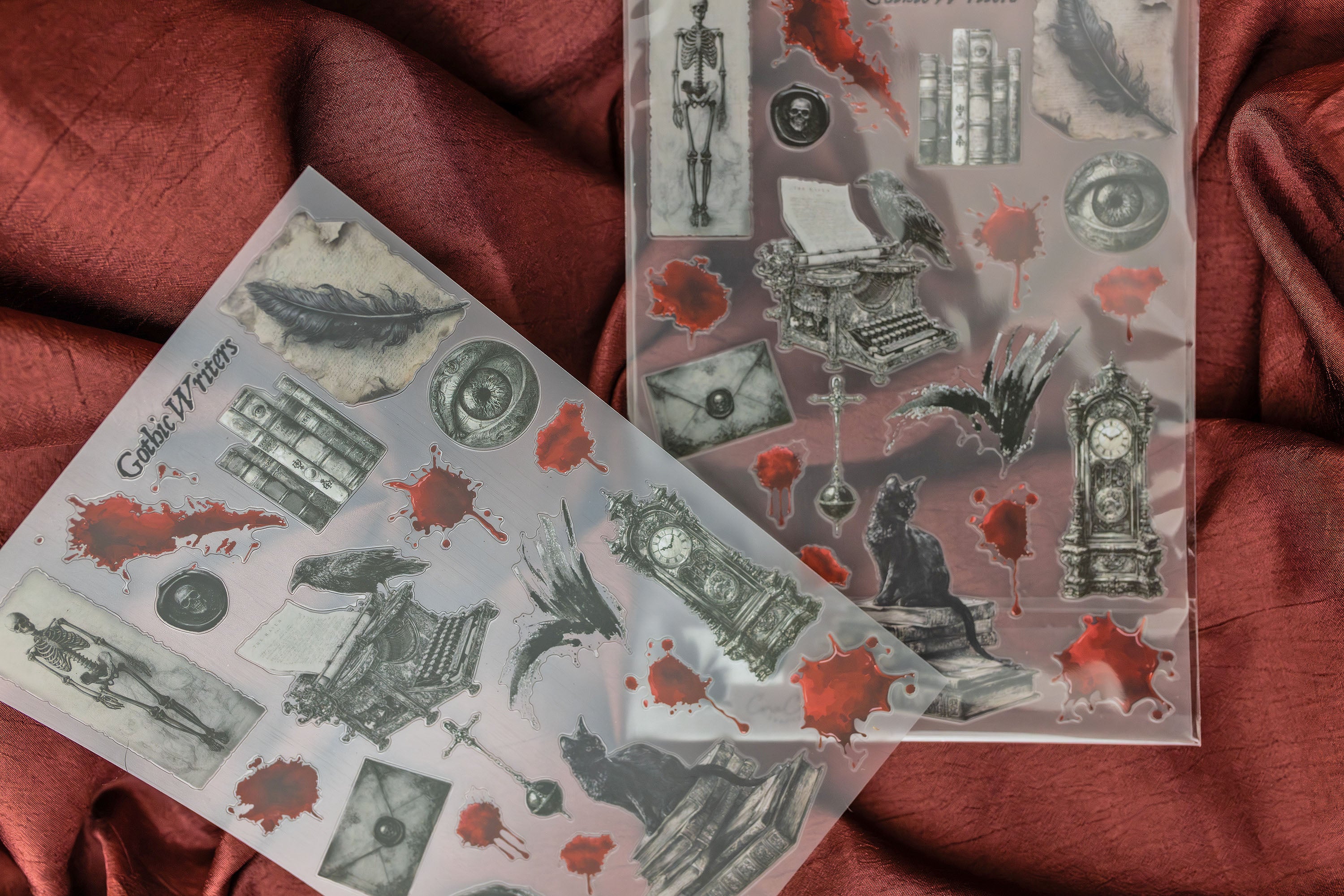 Gothic Writers Sticker Sheet