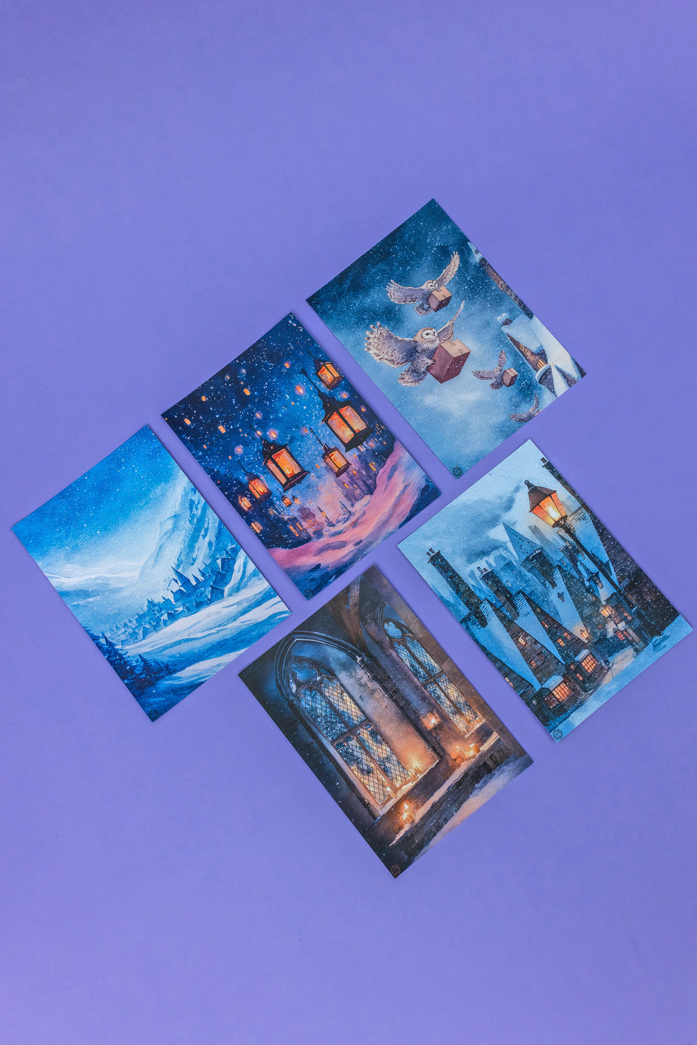 Magical Winter Scenes Paper Set