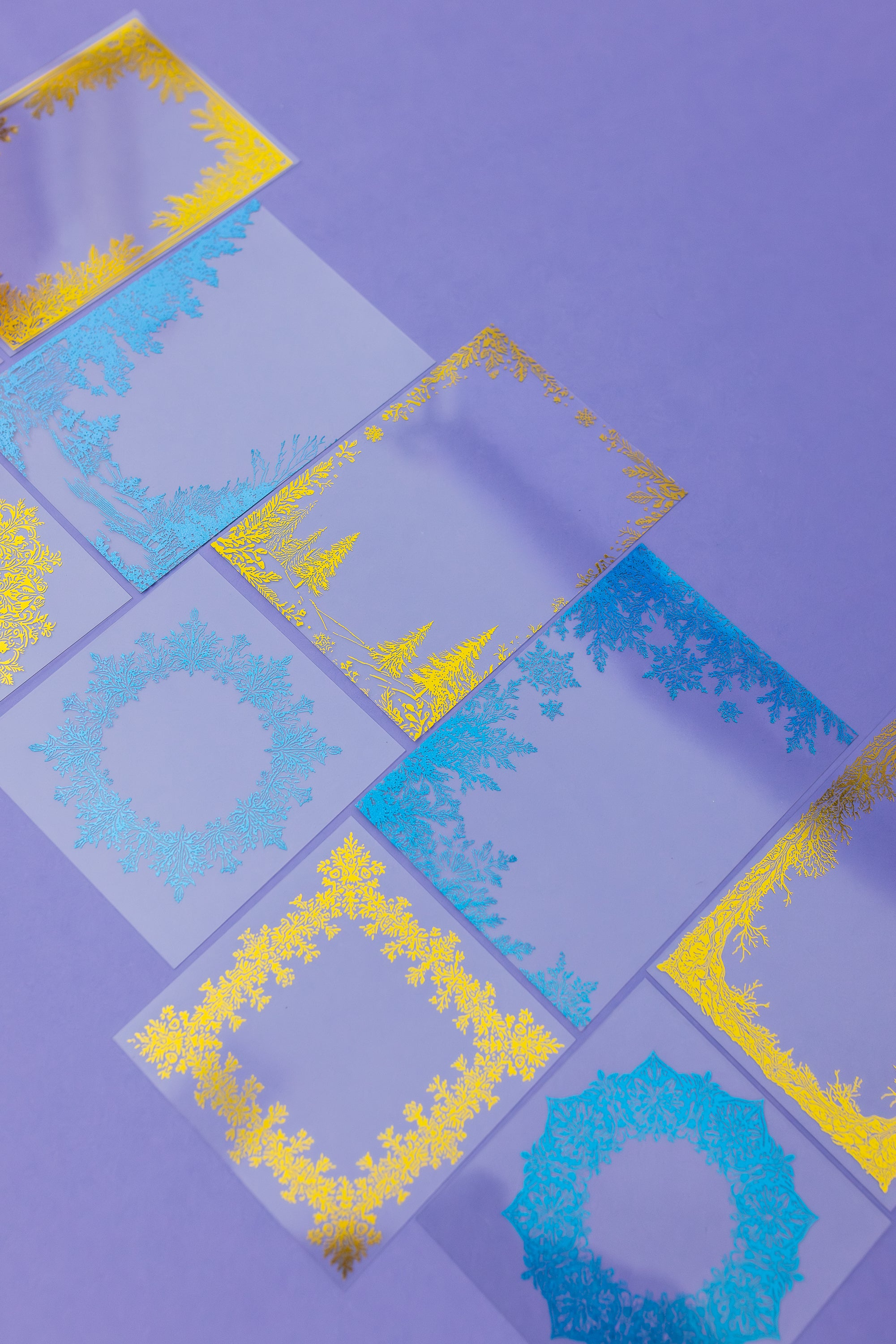 Transparent Winter Frames