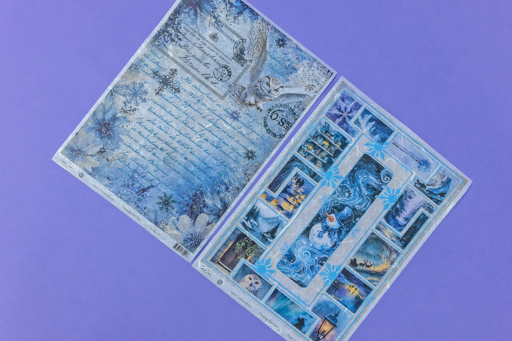 Winter Scenes Rice Paper Set