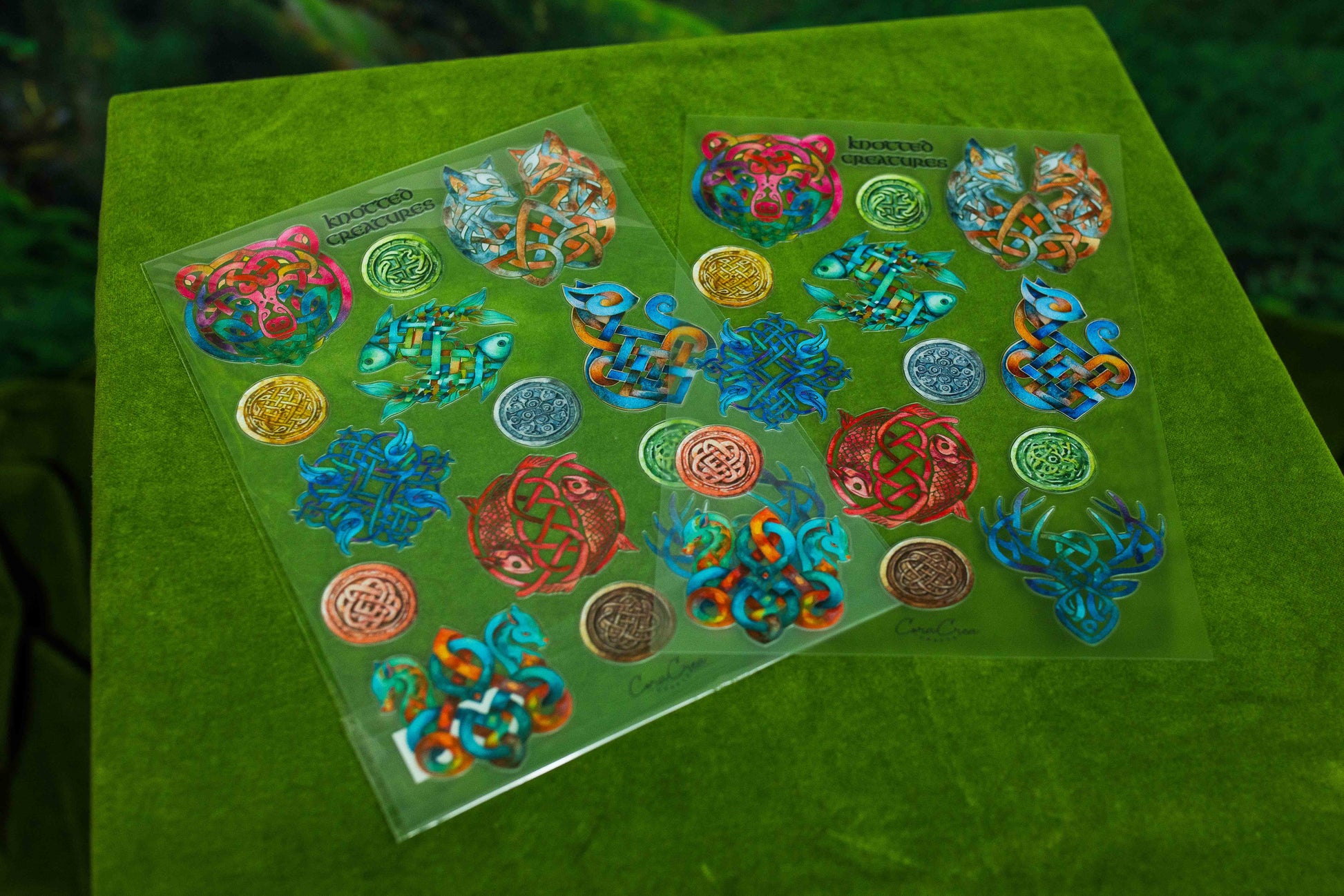 Knotted Creatures Sticker Sheet