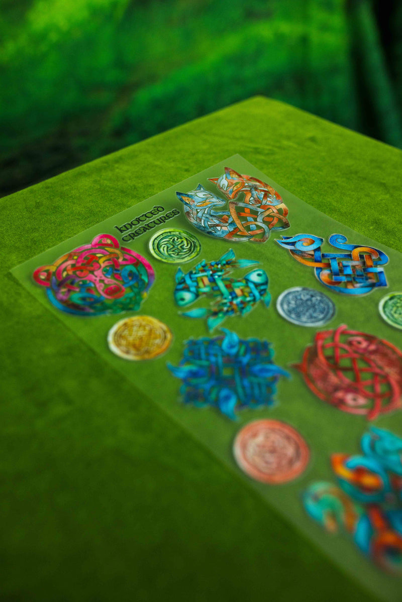 Knotted Creatures Sticker Sheet