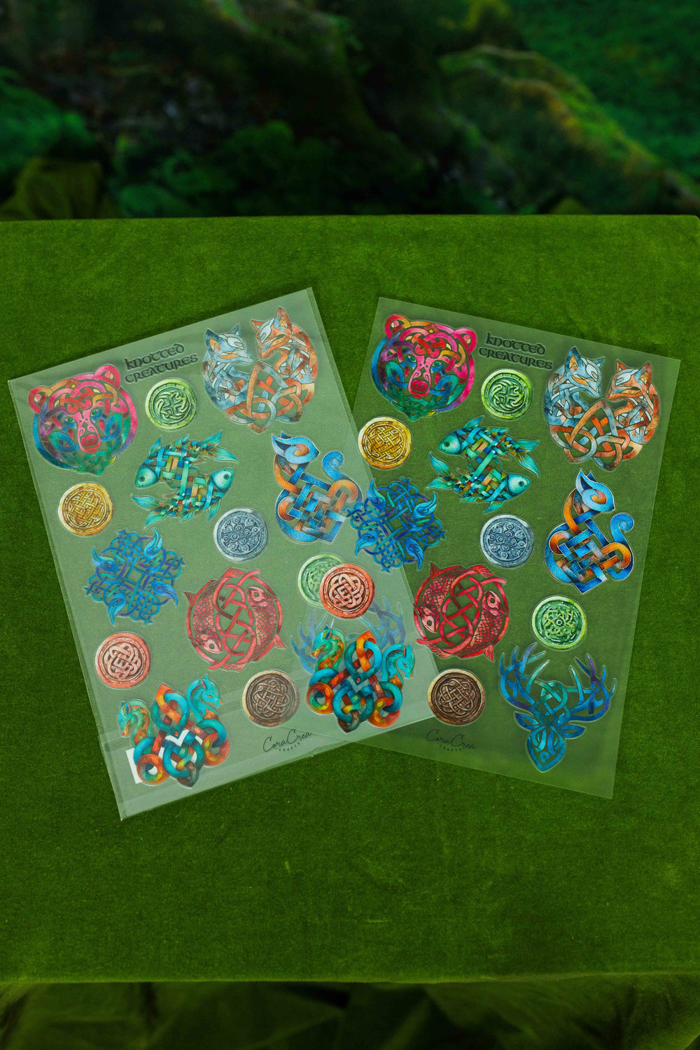 Knotted Creatures Sticker Sheet