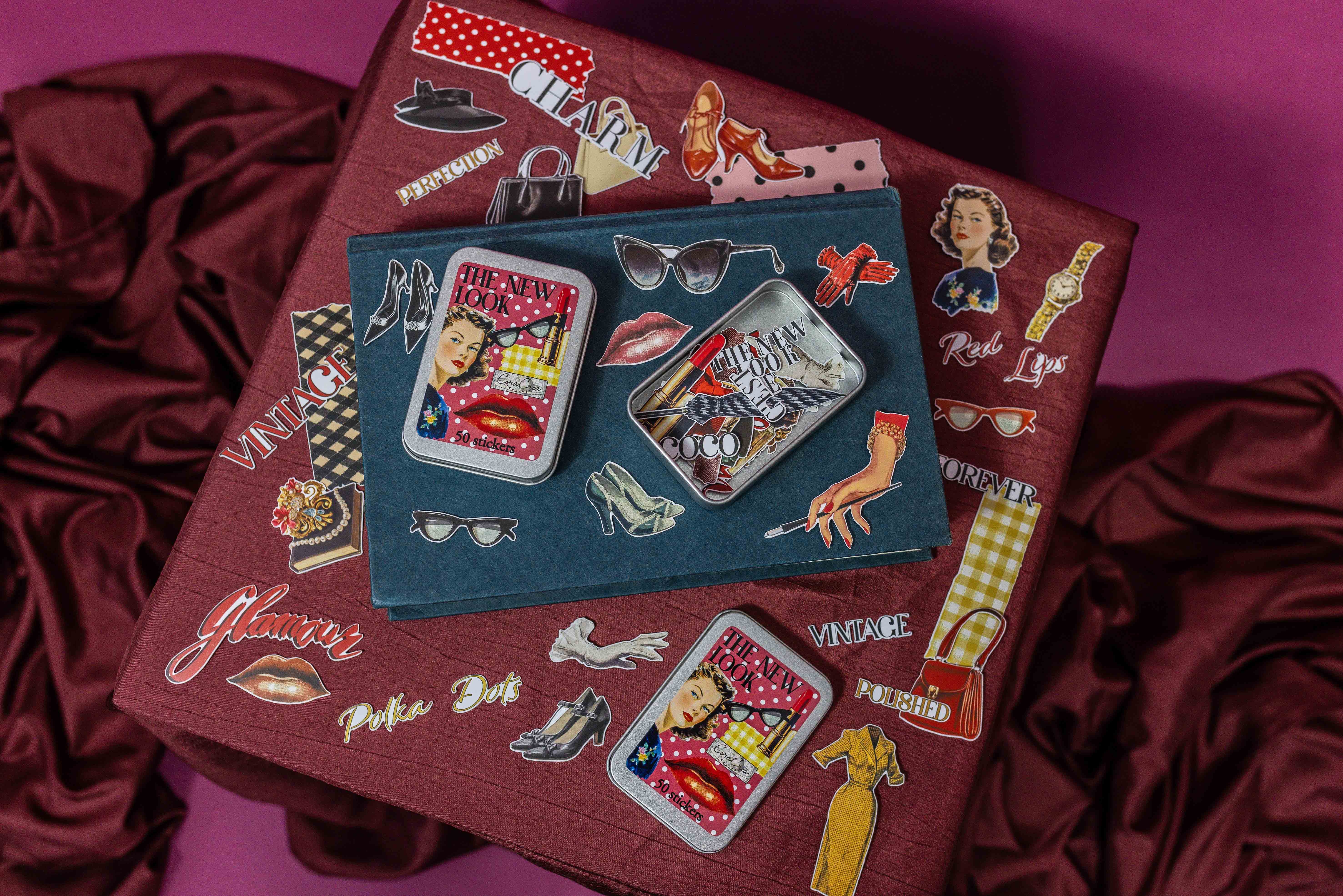 The New Look Sticker Tin Box