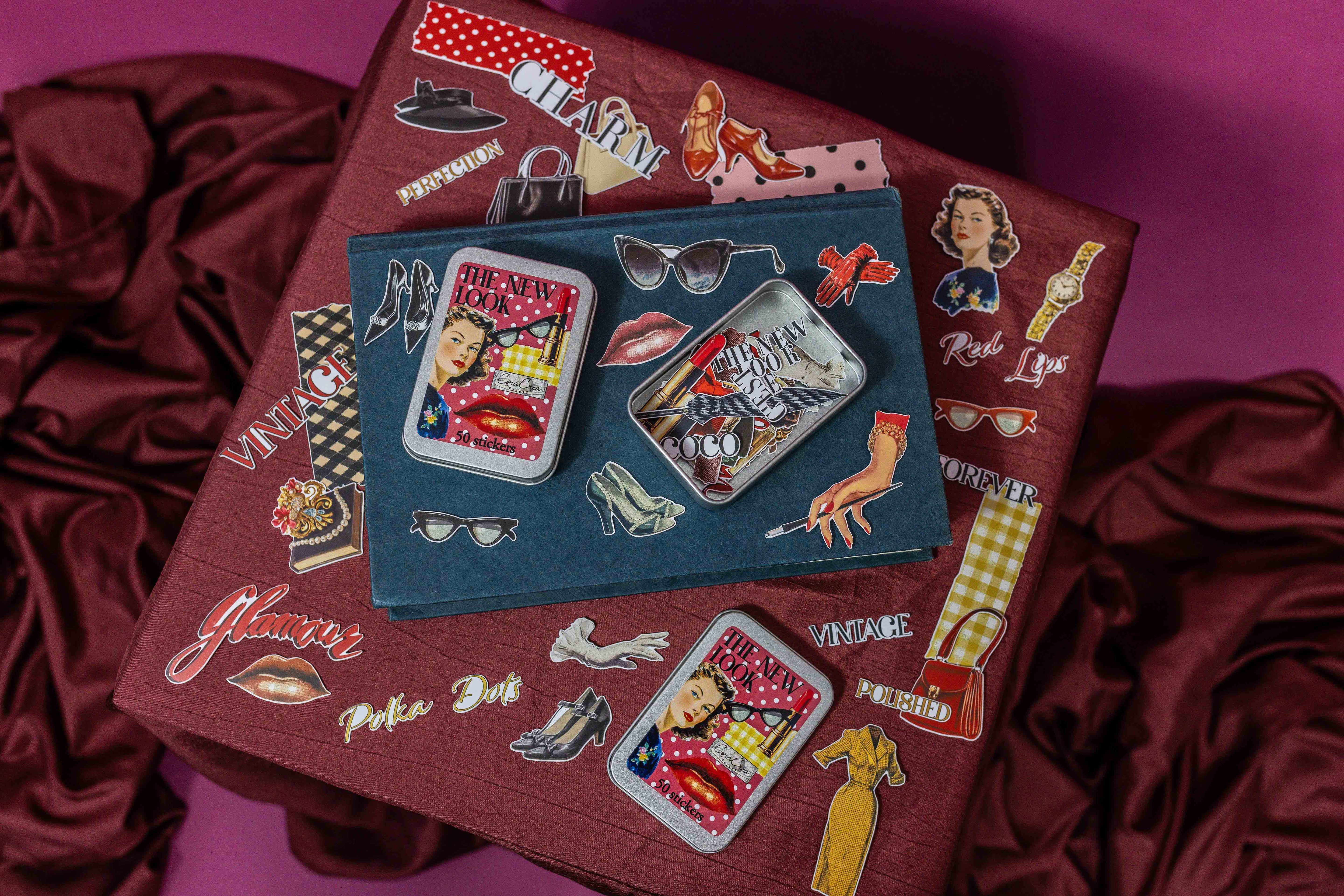 The New Look Sticker Tin Box