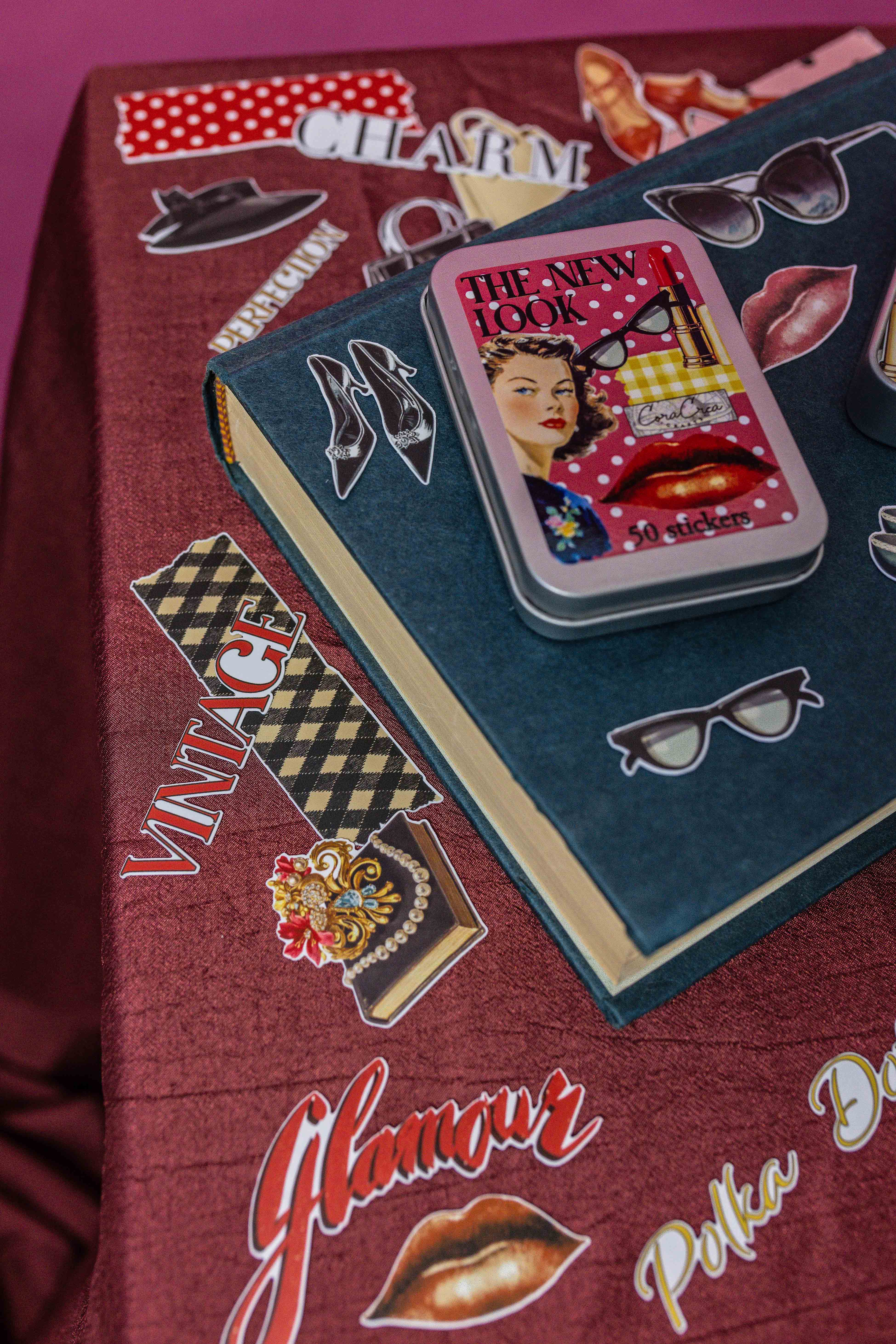 The New Look Sticker Tin Box