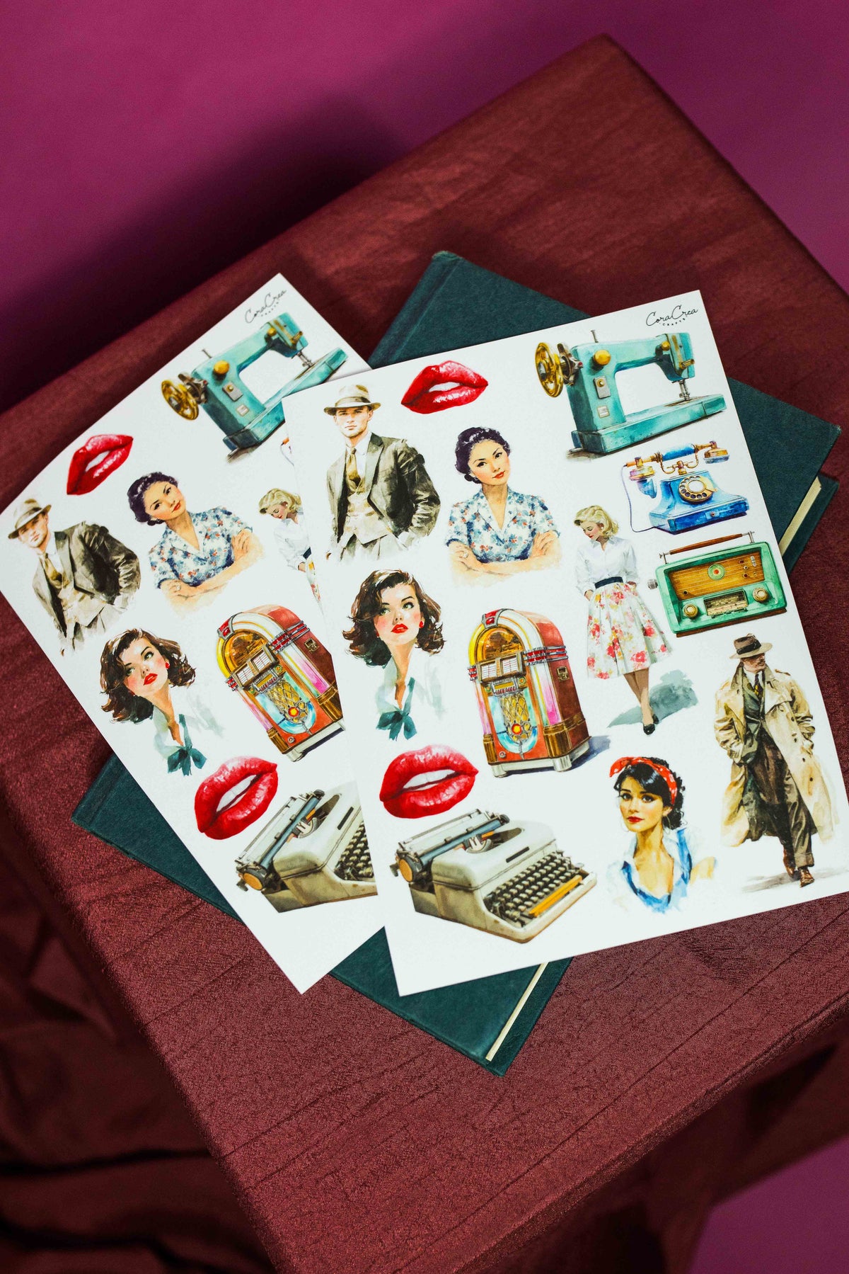 First Look Sticker The New Look Sticker Sheet — Sticker Sheets | CoraCrea
